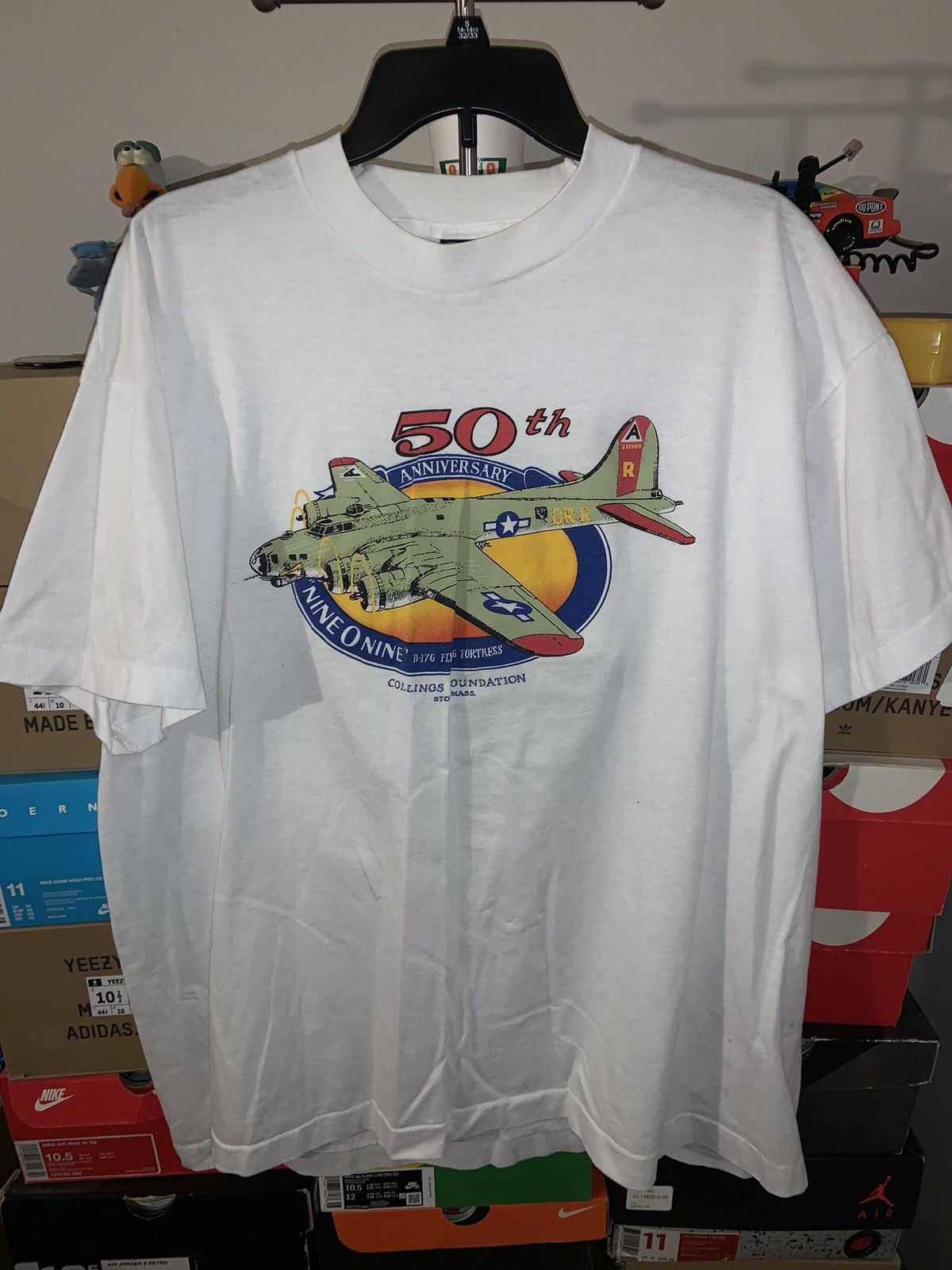 Vintage Vintage 909 Plane Tee Size US XXL / EU 58 / 5 - 1 Thumbnail