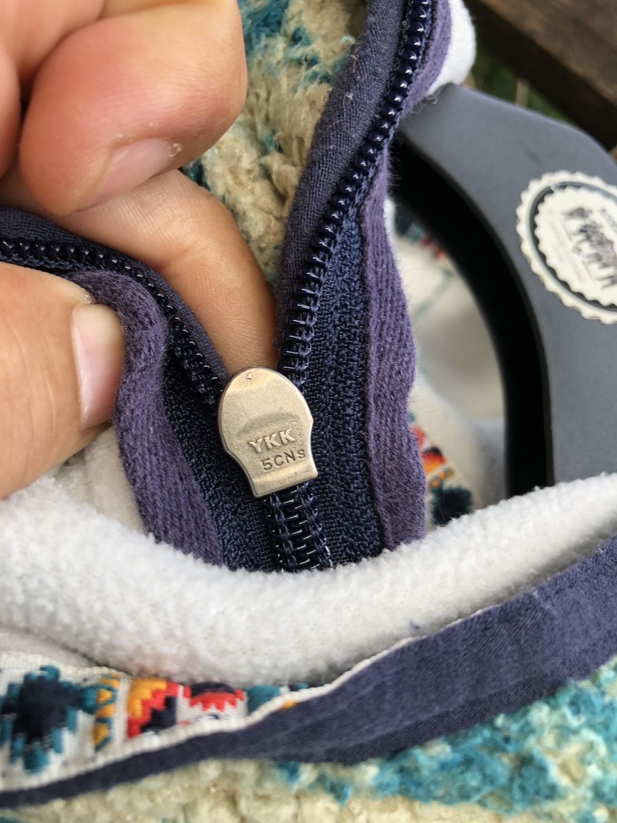 Japanese Brand Vintage Sherpa Native Sweater Hoodie by X'tyle Size US S / EU 44-46 / 1 - 12 Thumbnail