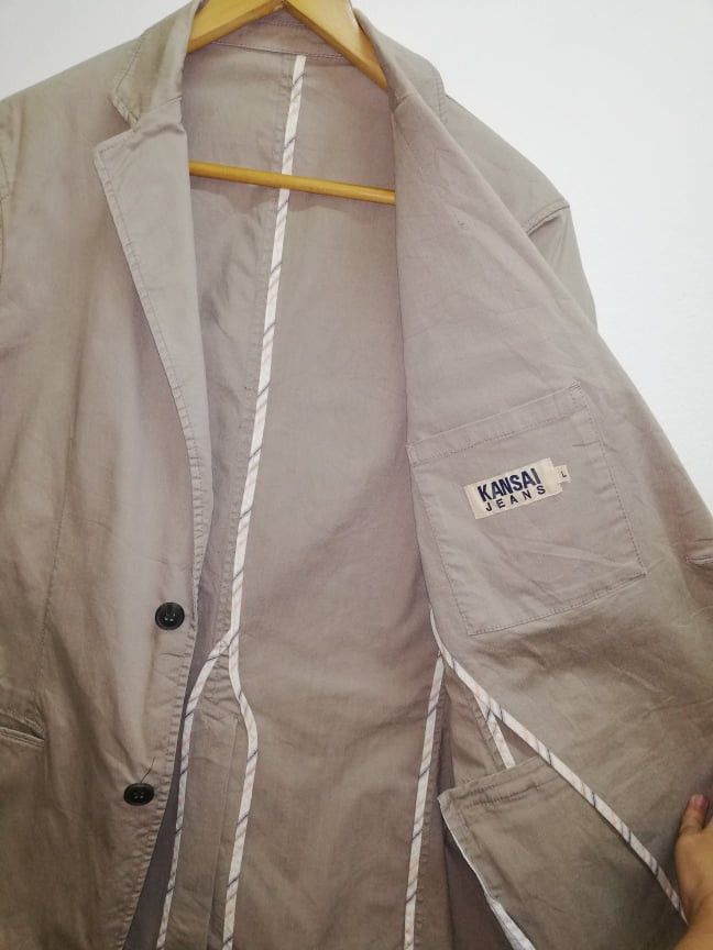 Kansai Yamamoto Kansai Yamamoto Blazer Nice Design Japanese Designer (c27) Size US L / EU 52-54 / 3 - 2 Thumbnail