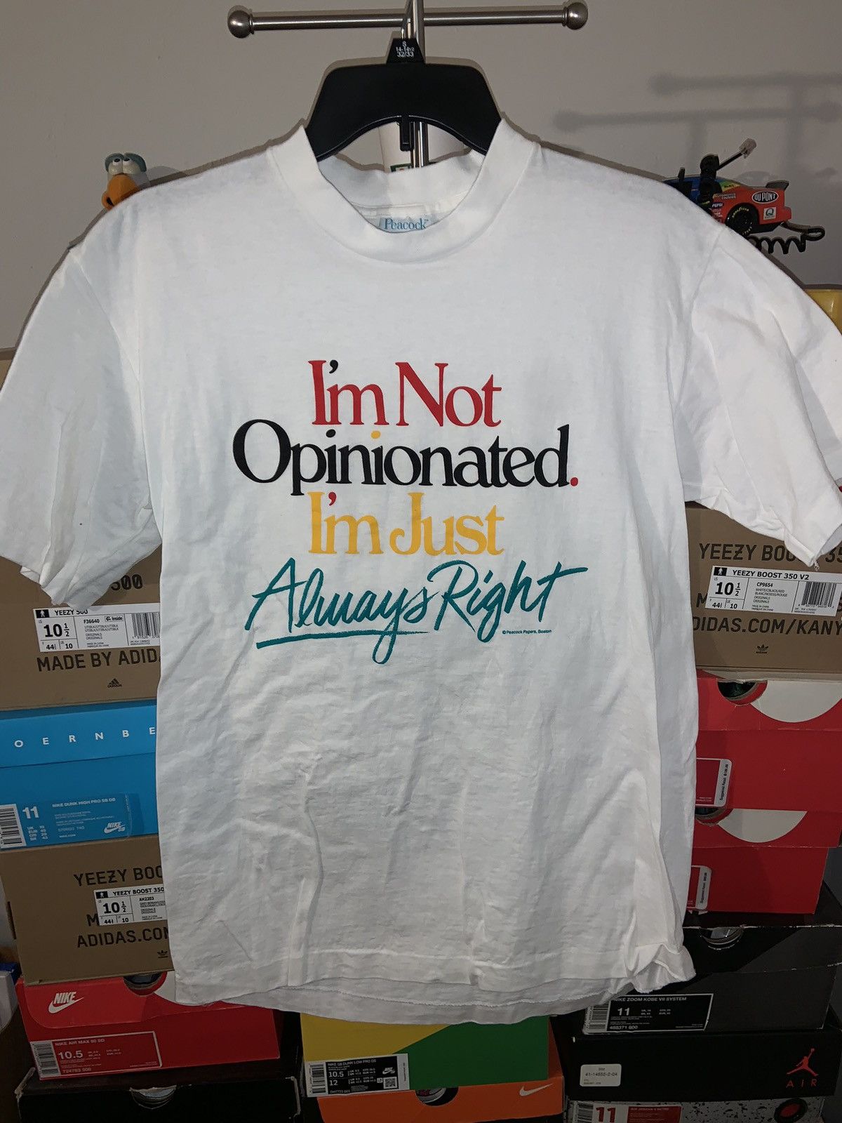 Vintage Vintage Peacock Papers Quote Tee Size US M / EU 48-50 / 2 - 1 Thumbnail