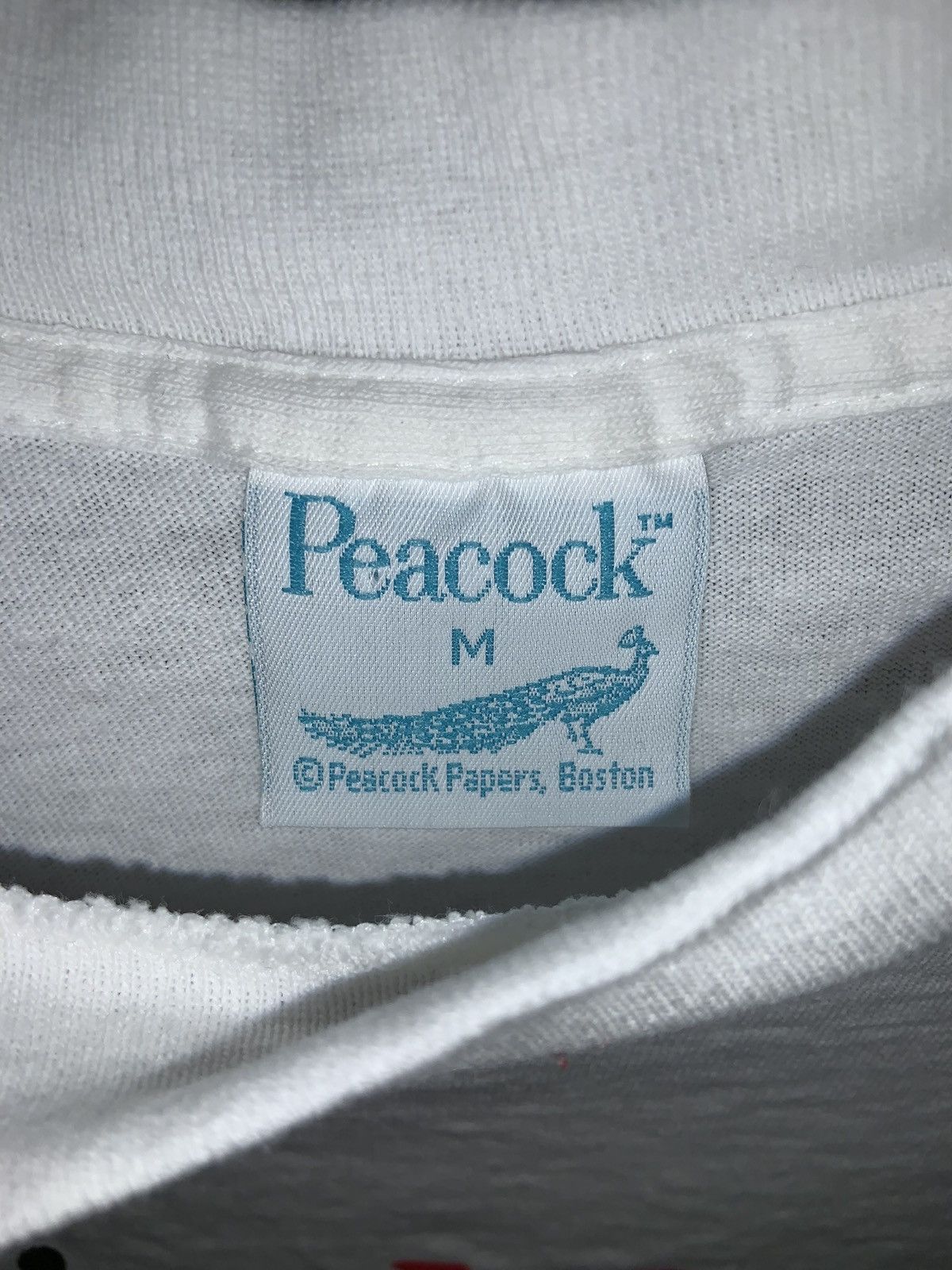 Vintage Vintage Peacock Papers Quote Tee Size US M / EU 48-50 / 2 - 5 Thumbnail