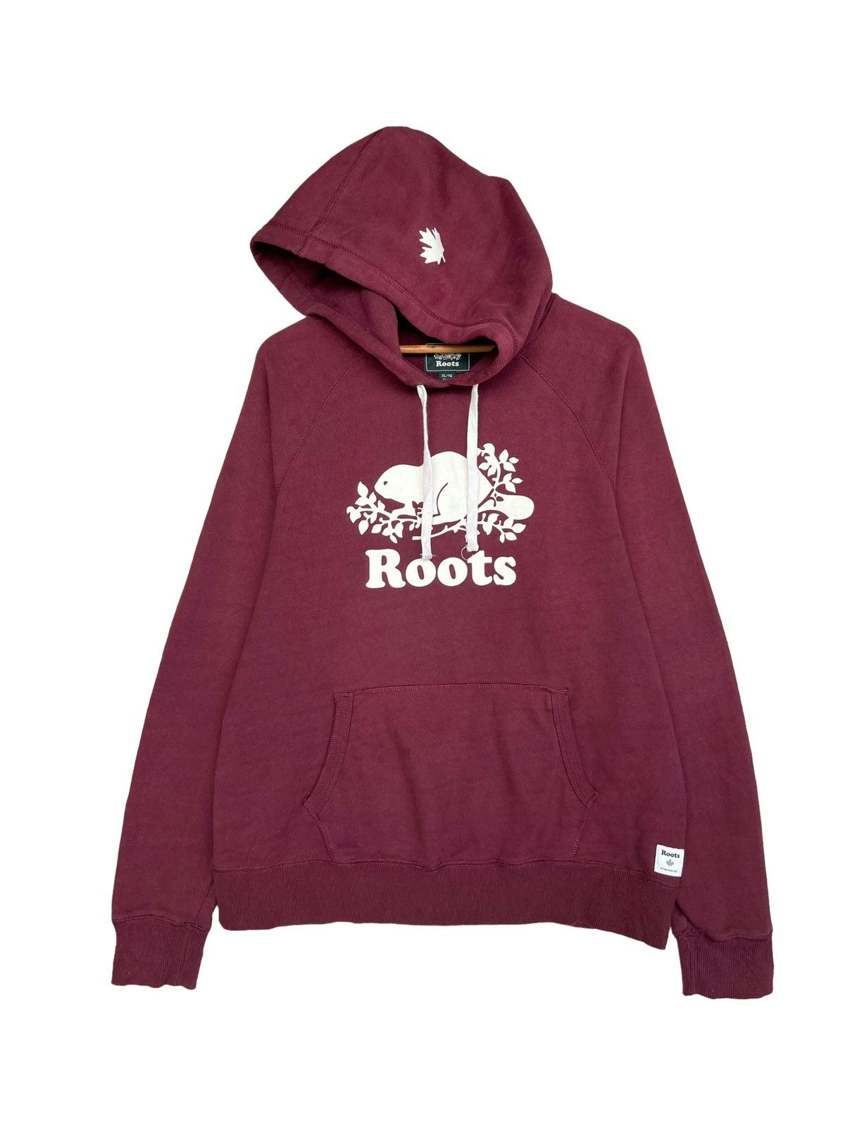 Roots Canada Squirrel Graphic Hoodie Size L