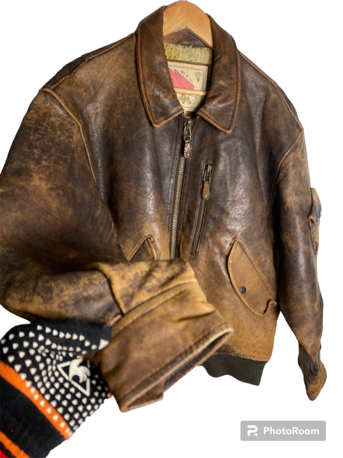 If Six Was Nine VINTAGE CAMPEAGLE RVN AIR FORCE LEATHER JACKET Size US M / EU 48-50 / 2 - 5 Thumbnail