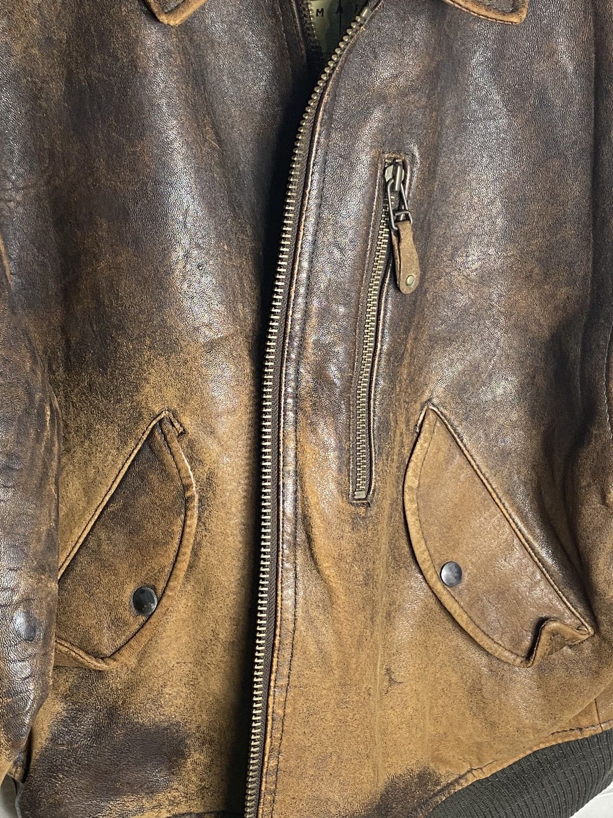 If Six Was Nine VINTAGE CAMPEAGLE RVN AIR FORCE LEATHER JACKET Size US M / EU 48-50 / 2 - 11 Thumbnail