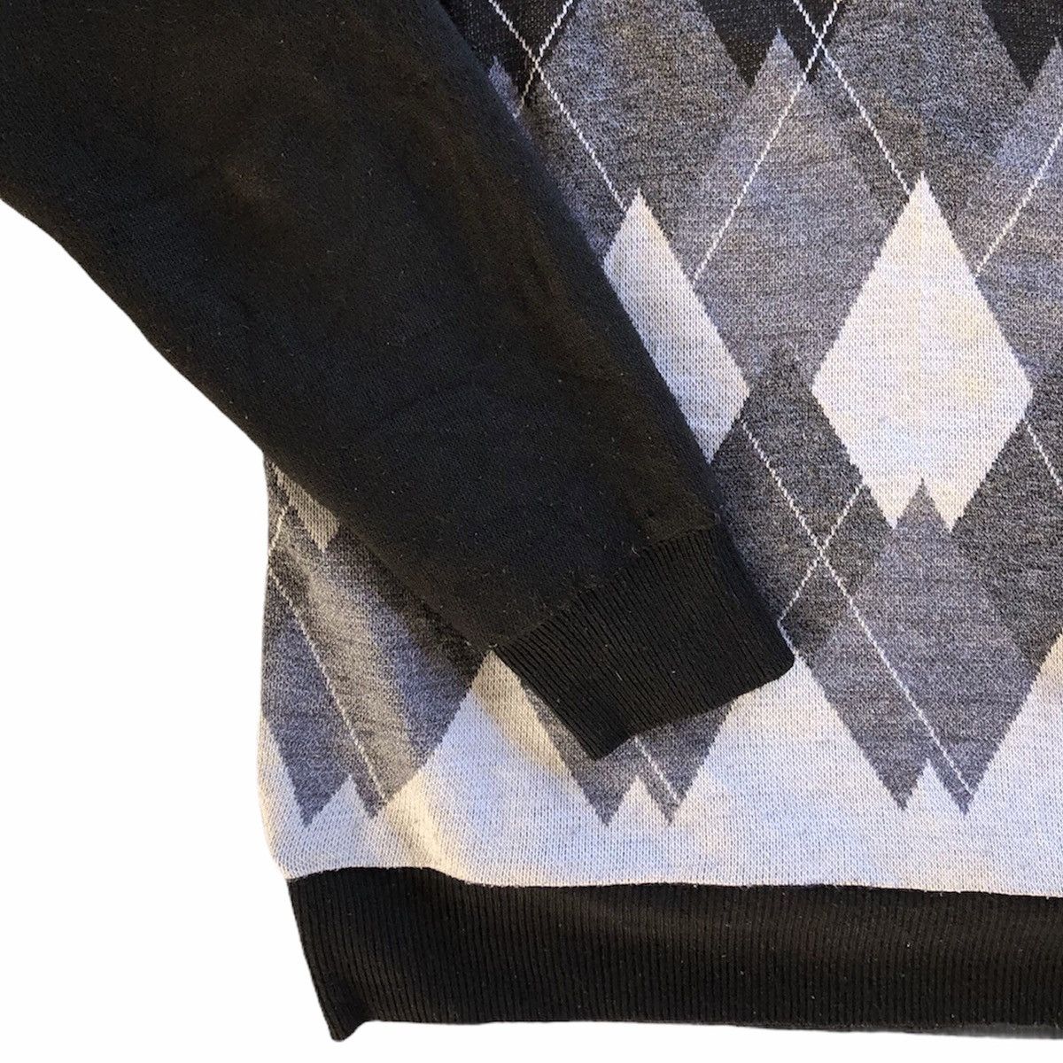 Japanese Brand Sweatshirt Checker V Neck by G-Staff Size US M / EU 48-50 / 2 - 4 Thumbnail