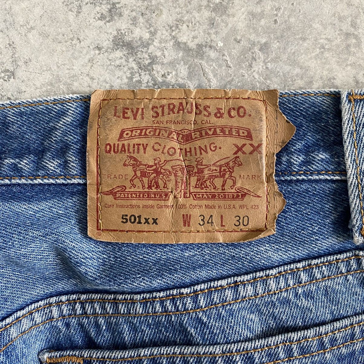 Levi's Vintage 1994 Levi's 501 Faded Stonewashed Blue Jeans Size US 32 / EU 48 - 14 Thumbnail