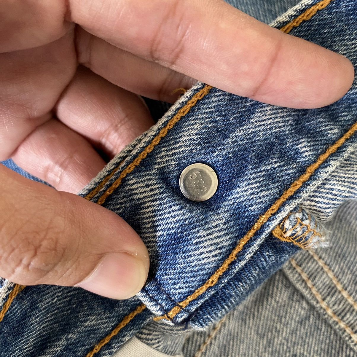Levi's Vintage 1994 Levi's 501 Faded Stonewashed Blue Jeans Size US 32 / EU 48 - 9 Thumbnail