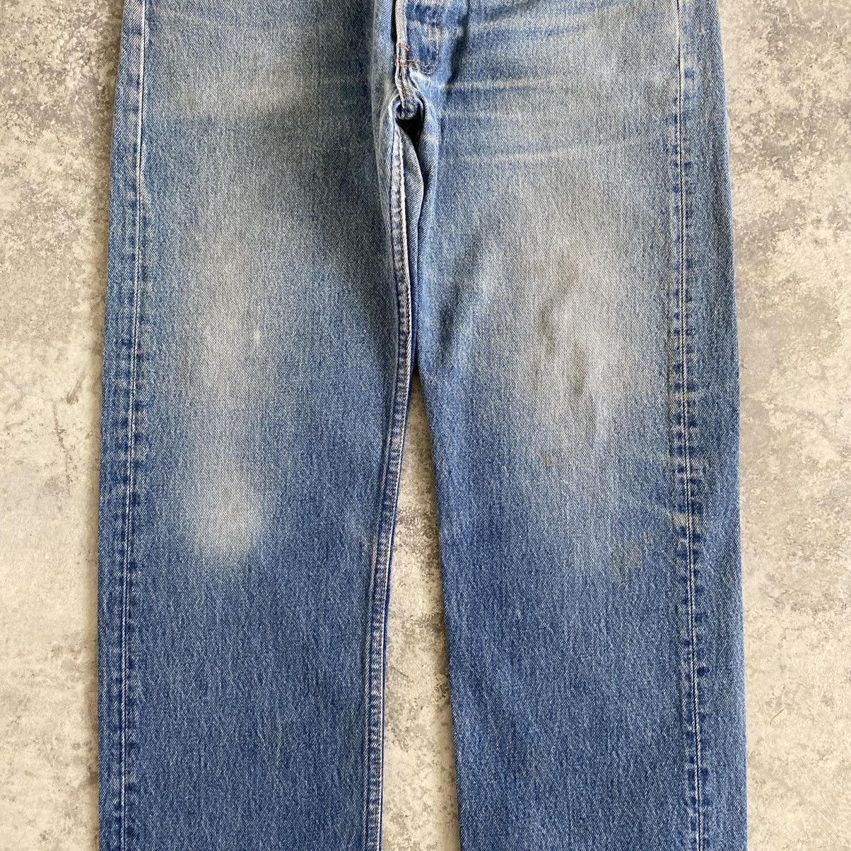 Levi's Vintage 1994 Levi's 501 Faded Stonewashed Blue Jeans Size US 32 / EU 48 - 5 Thumbnail