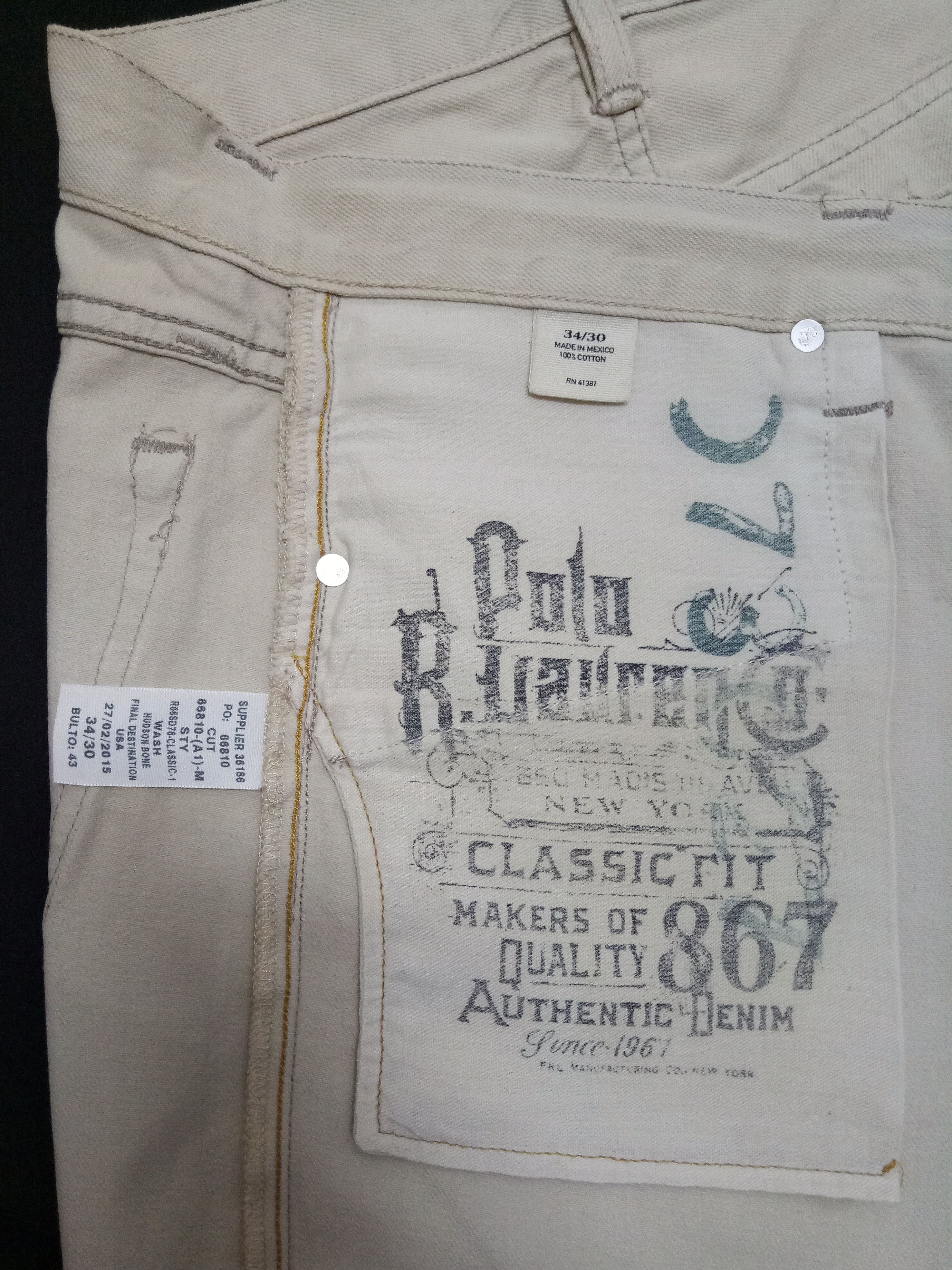 Polo Ralph Lauren 🔥🔥🔥Polo RL 67 Denim Jeans Pants Size US 36 / EU 52 - 25 Thumbnail