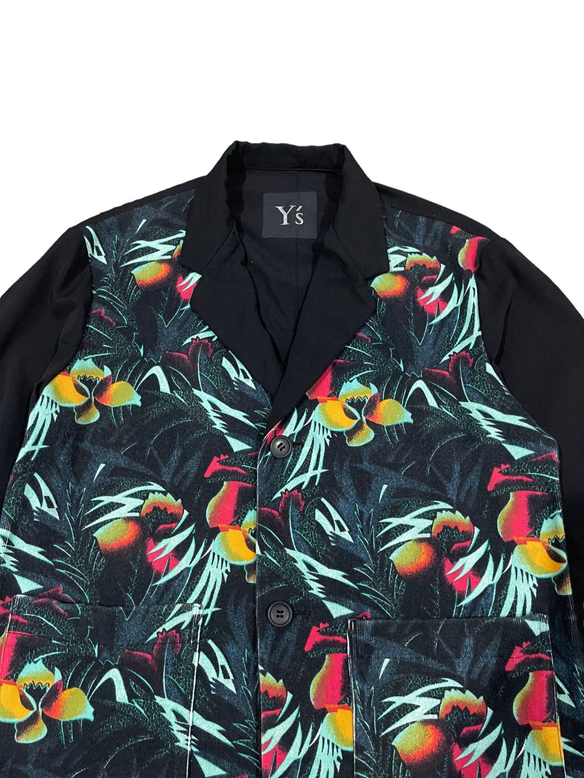 Yohji Yamamoto Yohji Yamamoto Y’s Floral Laine Wool Jacket Size US M / EU 48-50 / 2 - 10 Thumbnail