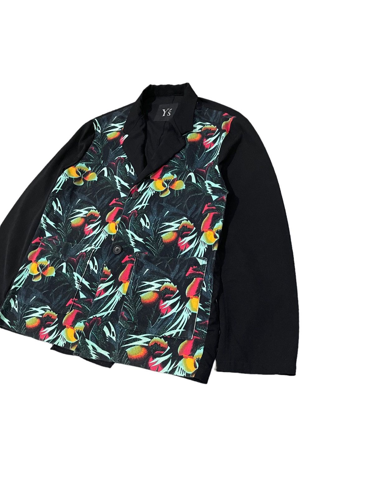 Yohji Yamamoto Yohji Yamamoto Y’s Floral Laine Wool Jacket Size US M / EU 48-50 / 2 - 4 Thumbnail