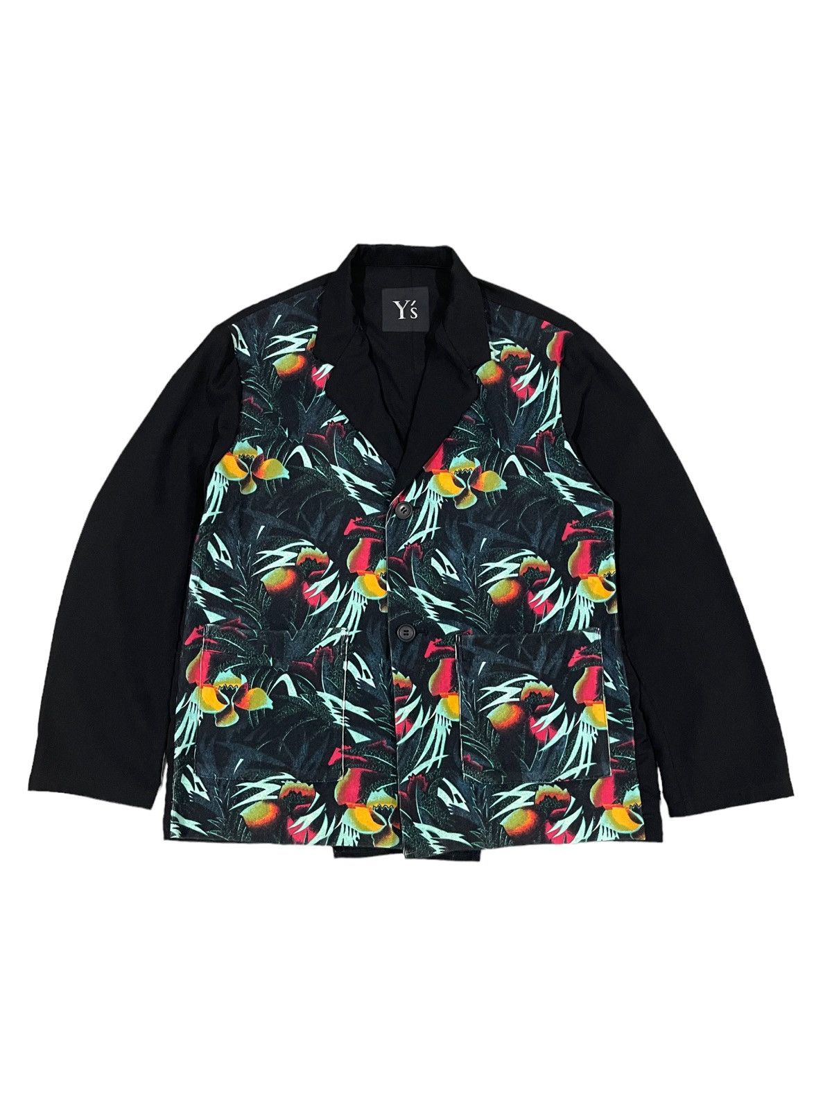 Yohji Yamamoto Yohji Yamamoto Y’s Floral Laine Wool Jacket Size US M / EU 48-50 / 2 - 2 Thumbnail