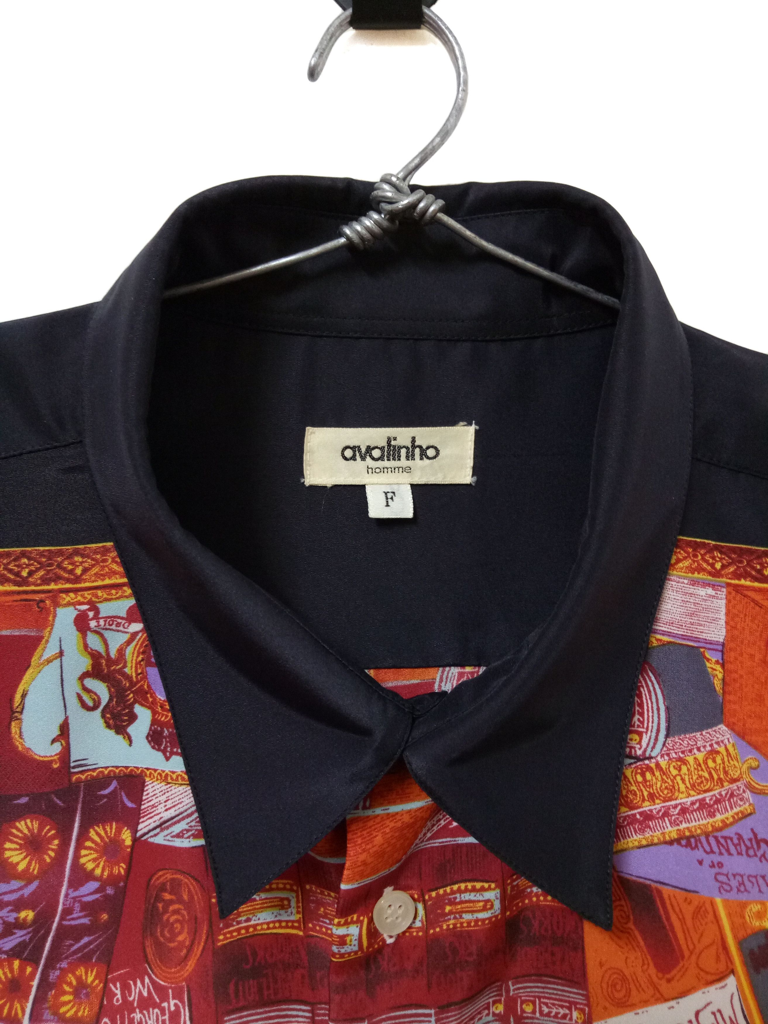 Other 🔥🔥 AVALINHO HOMME Pop Art Colourful Printed Baroque Shirt Size US L / EU 52-54 / 3 - 13 Thumbnail