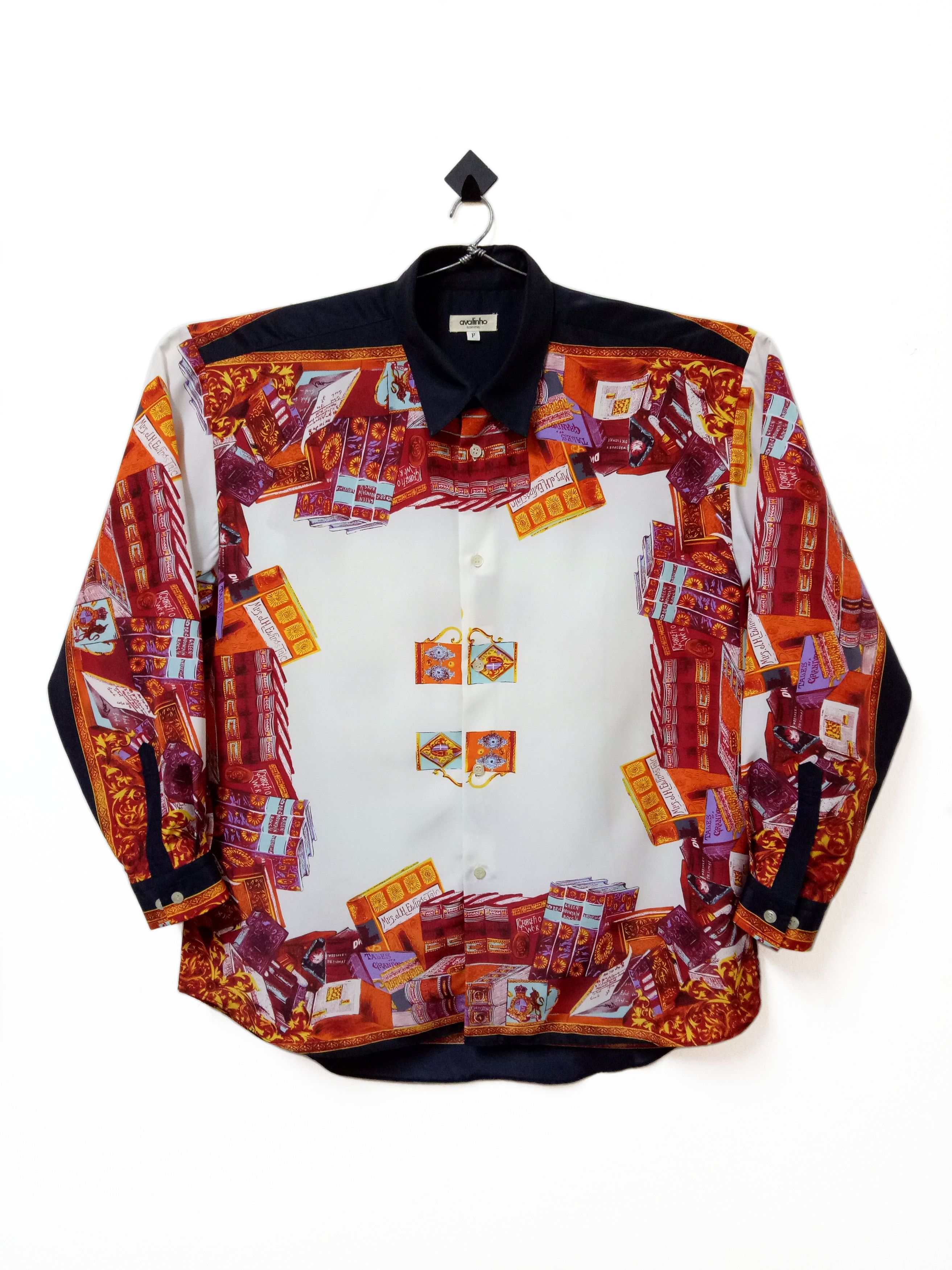 Other 🔥🔥 AVALINHO HOMME Pop Art Colourful Printed Baroque Shirt Size US L / EU 52-54 / 3 - 1 Thumbnail