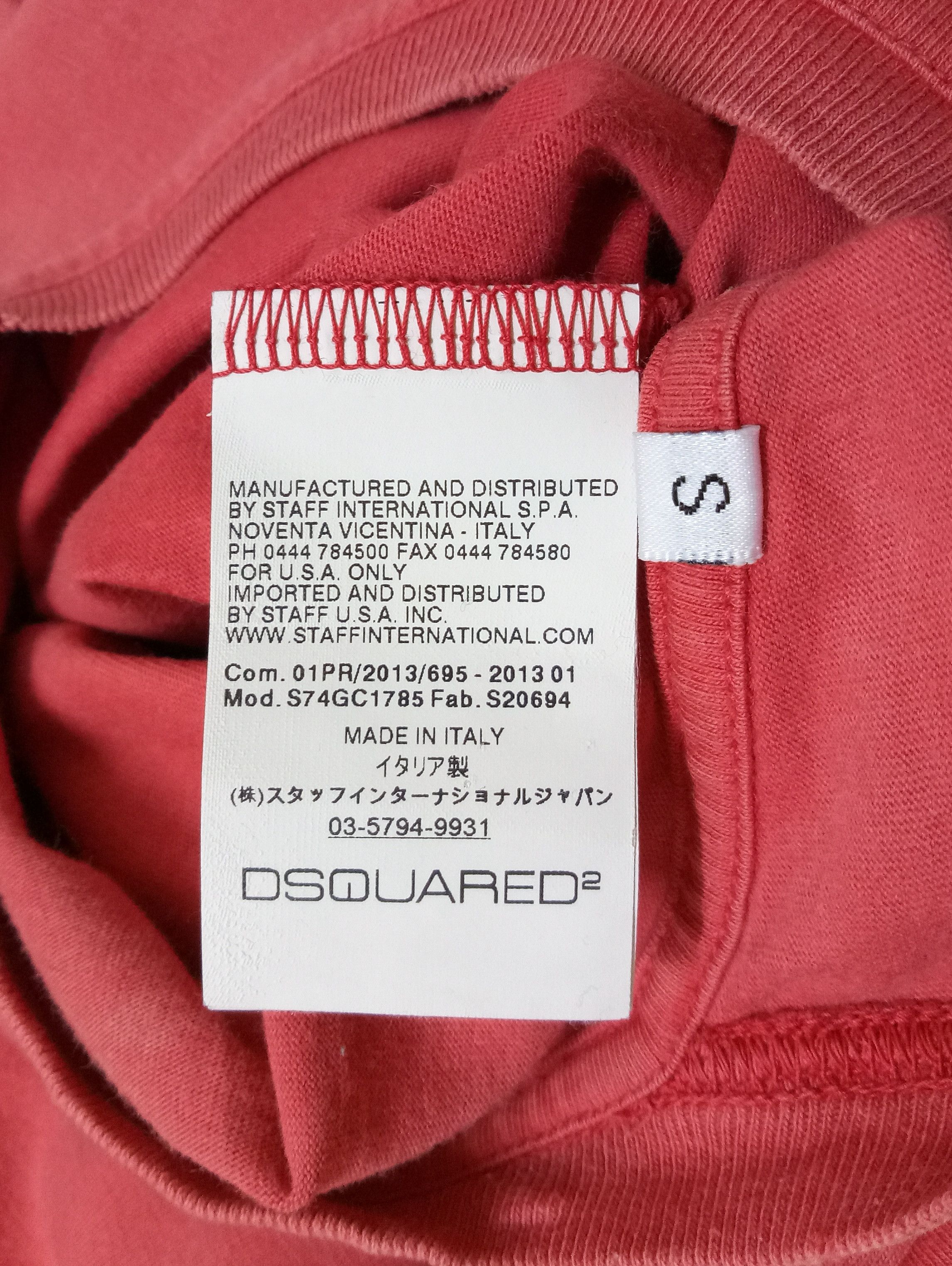 Dsquared2 🔥Dsquared2 Born in Canada Made in Italy Distressed Design Size US S / EU 44-46 / 1 - 9 Thumbnail