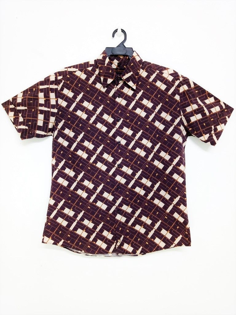 Ben Sherman 🔥Ben Sherman Abstract Motif Button Up Shirts Rare Size US M / EU 48-50 / 2 - 1 Thumbnail