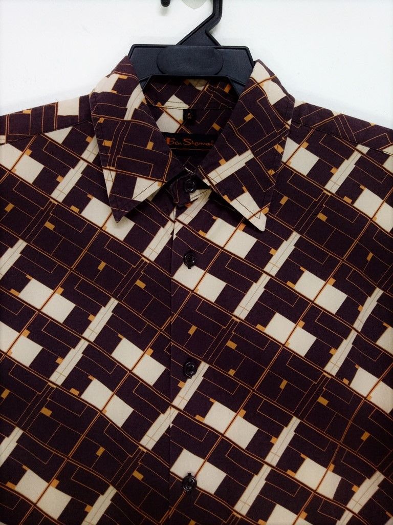 Ben Sherman 🔥Ben Sherman Abstract Motif Button Up Shirts Rare Size US M / EU 48-50 / 2 - 3 Thumbnail