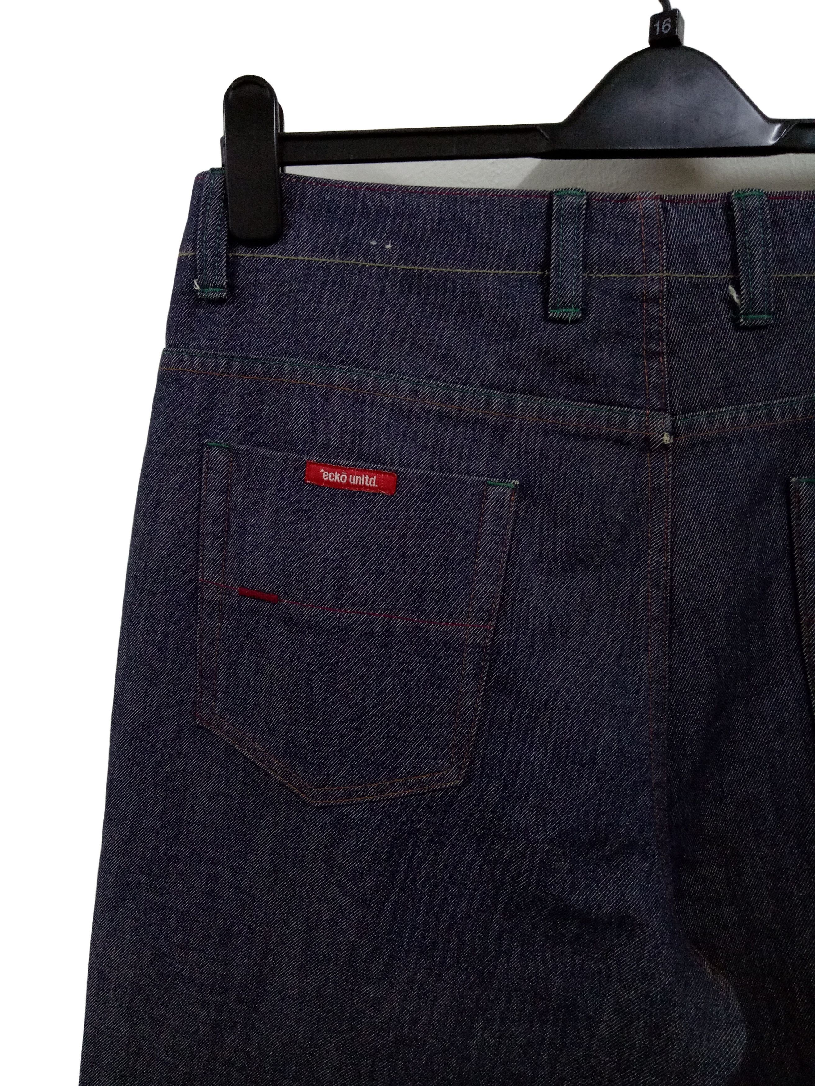 Ecko Unltd. 🔥🔥🔥ECKO Complex Denim Foundry Jeans Rare Design Size US 34 / EU 50 - 6 Thumbnail