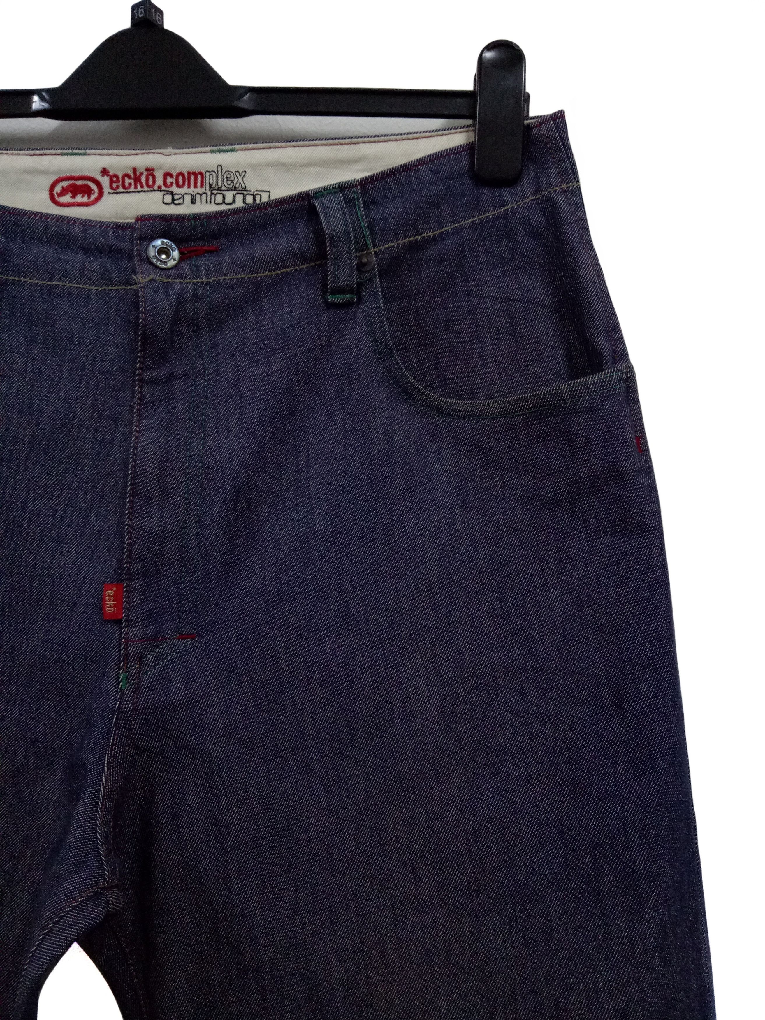 Ecko Unltd. 🔥🔥🔥ECKO Complex Denim Foundry Jeans Rare Design Size US 34 / EU 50 - 10 Thumbnail