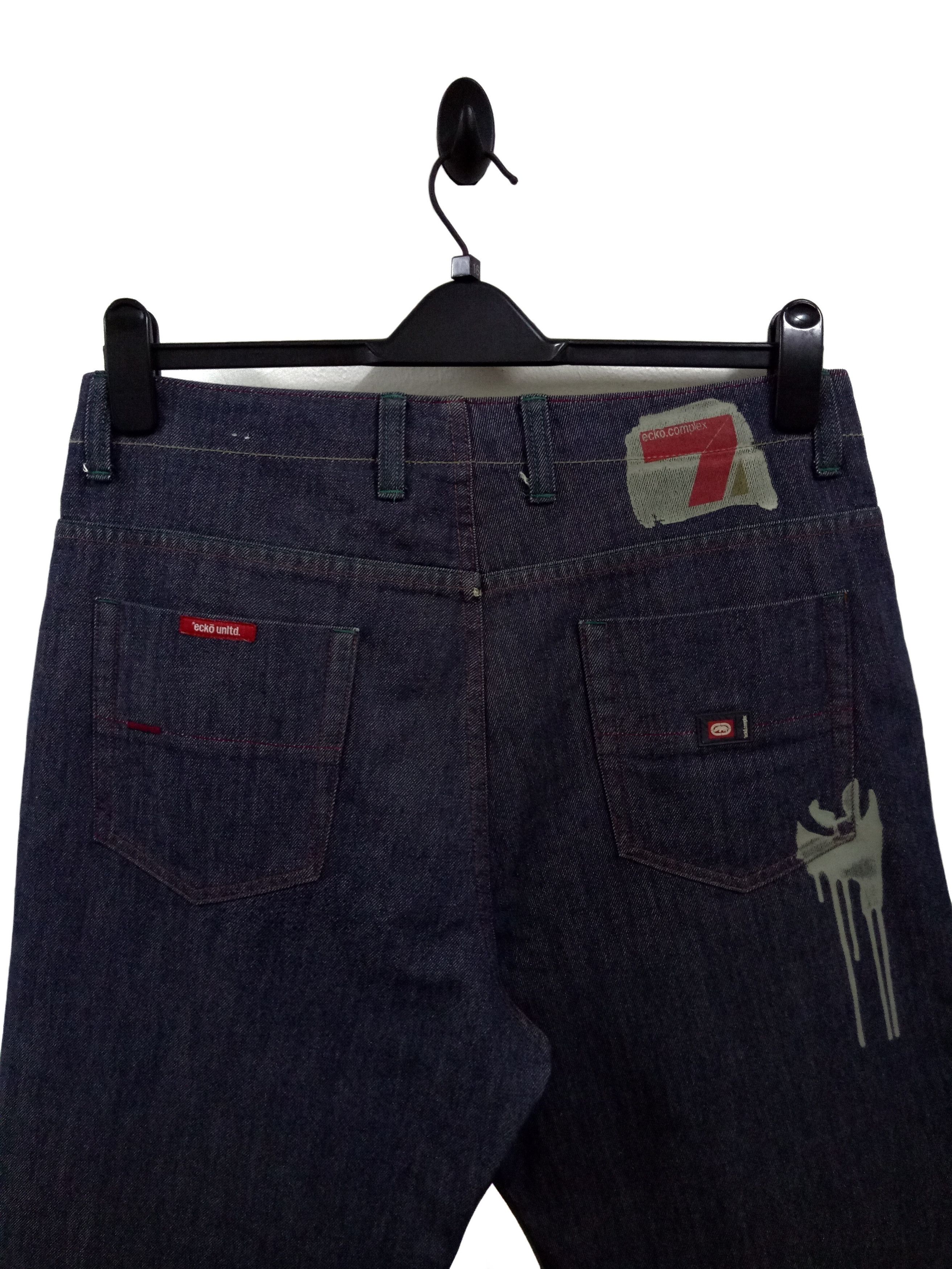 Ecko Unltd. 🔥🔥🔥ECKO Complex Denim Foundry Jeans Rare Design Size US 34 / EU 50 - 3 Thumbnail