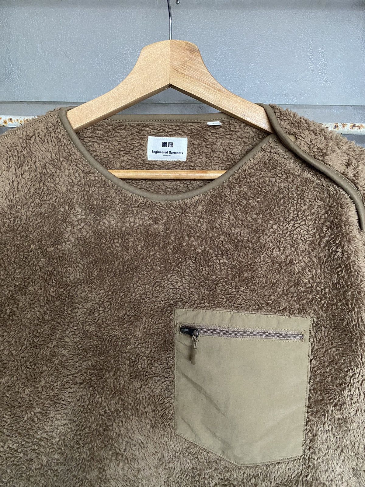 Engineered Garments × Japanese Brand × Uniqlo Uniqlo X Engineered Garments pullover fleece Size L / US 10 / IT 46 - 7 Thumbnail