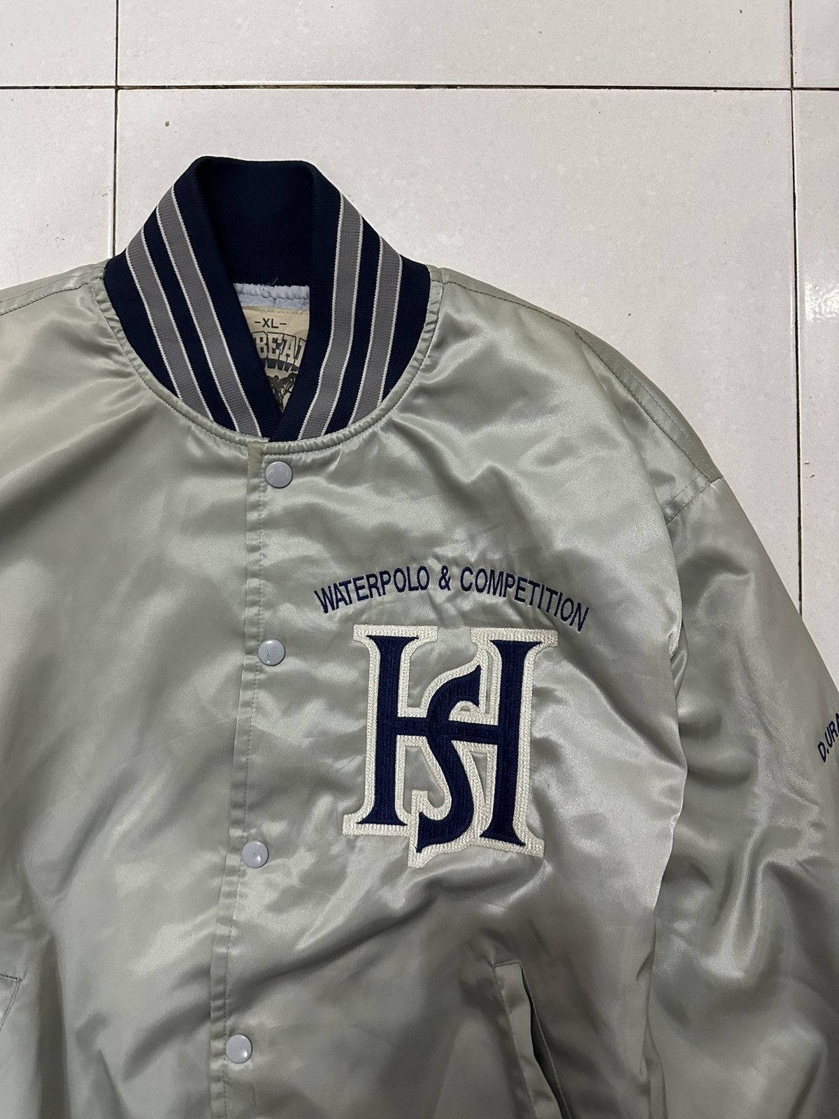 Japanese Brand 90’s Hitotsubashi University Varsity Jacket Size US XL / EU 56 / 4 - 7 Thumbnail