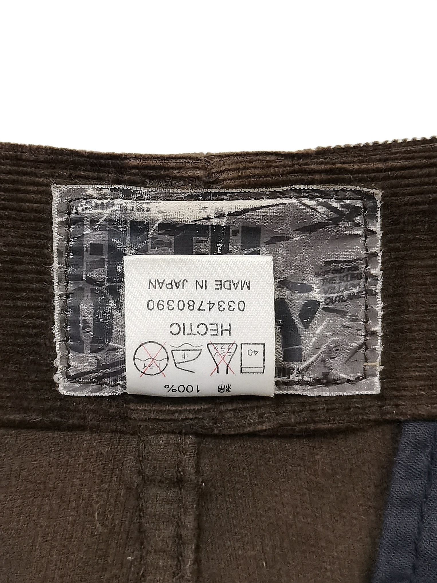 Japanese Brand 🔥HECTIC x Filth o' Fury🔥Punk Corduroy Side Pocket Pants Size US 28 / EU 44 - 19 Thumbnail