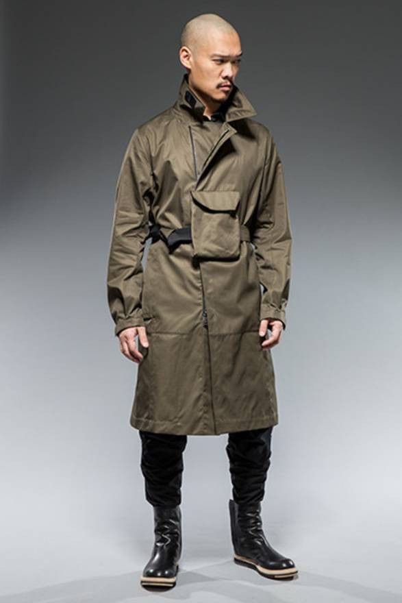 アクロニウム ACRONYM トレンチコート J39-S Acronym Acronym J39-S Light Shell Gabardine Trench Coat Size M