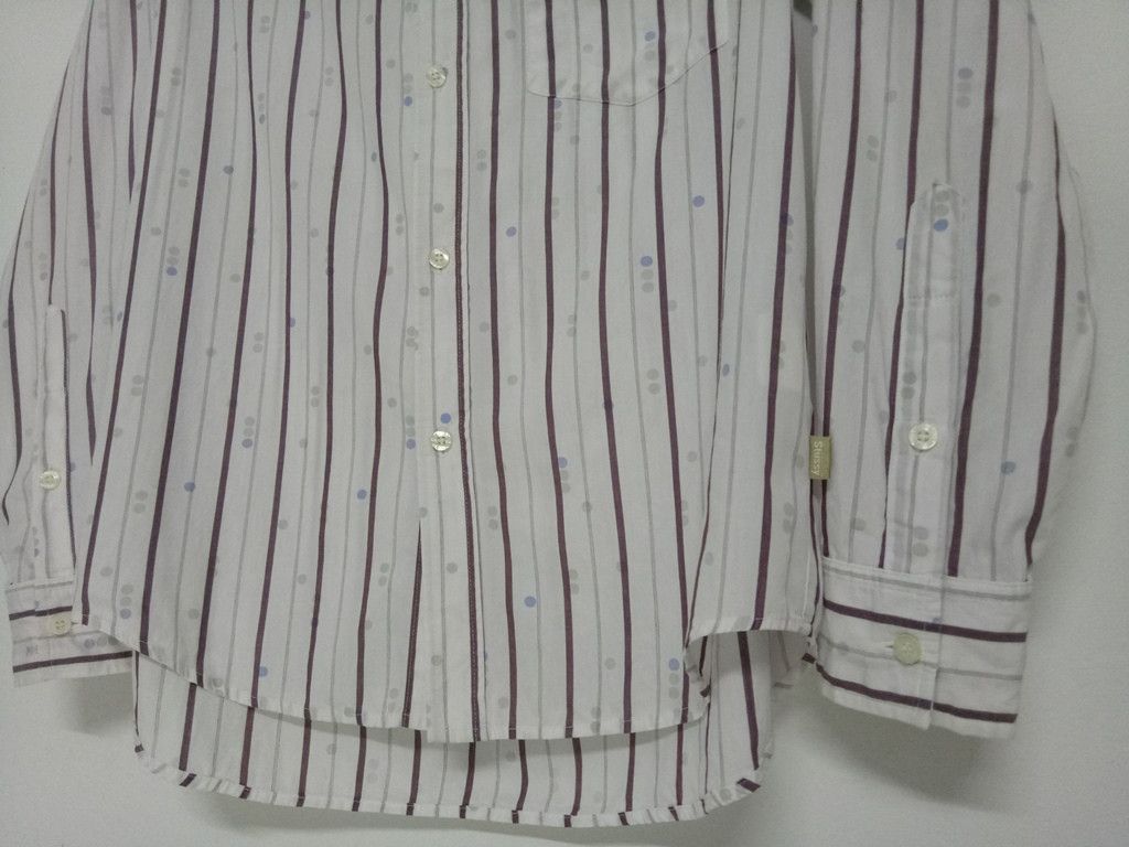 Stussy 🔥🔥🔥Stussy Made in Usa Stripes Polkadot Button Up Shirt Size US S / EU 44-46 / 1 - 12 Thumbnail