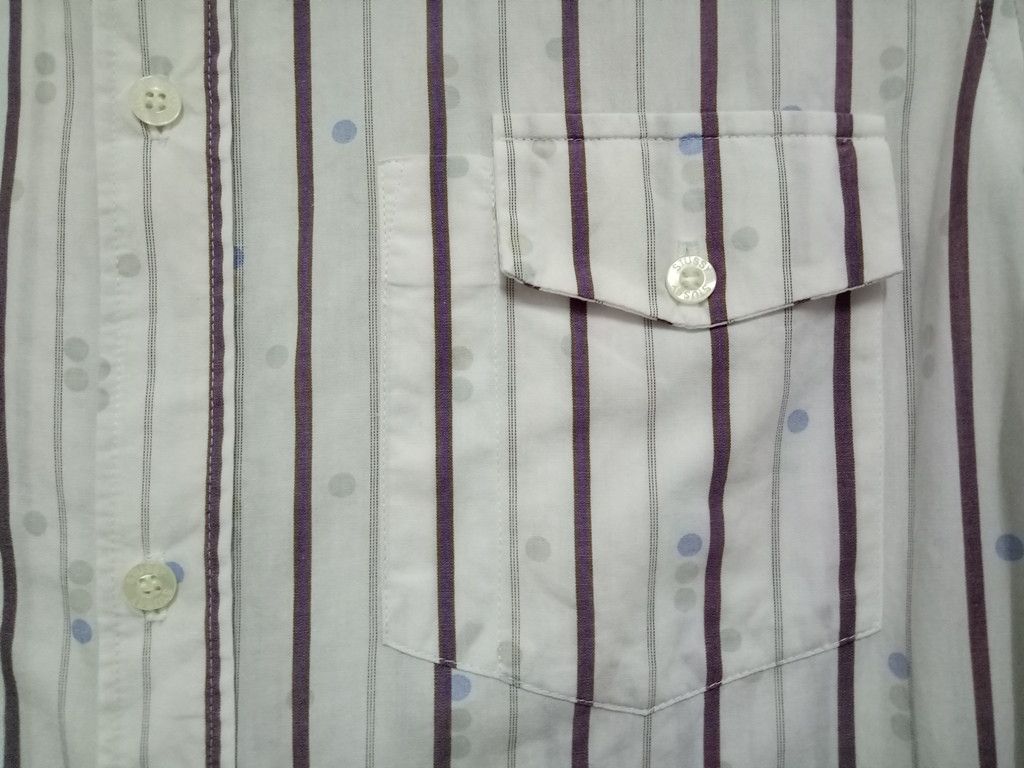 Stussy 🔥🔥🔥Stussy Made in Usa Stripes Polkadot Button Up Shirt Size US S / EU 44-46 / 1 - 4 Thumbnail