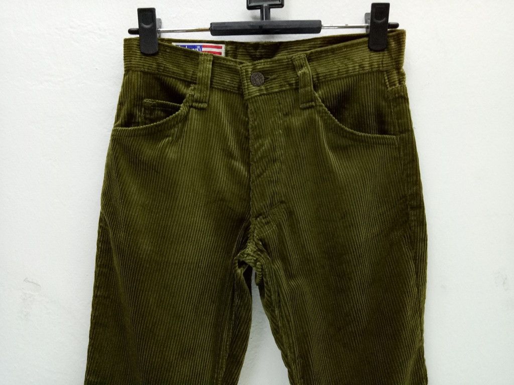 Vintage 🔥🔥🔥Vintage (NWT) Bobson Corduroy Flared Jeans pants Size US 26 / EU 42 - 4 Thumbnail