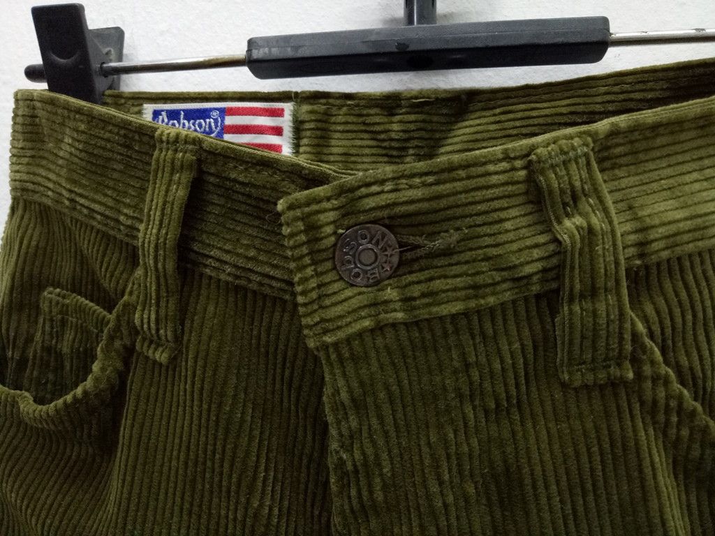 Vintage 🔥🔥🔥Vintage (NWT) Bobson Corduroy Flared Jeans pants Size US 26 / EU 42 - 8 Thumbnail