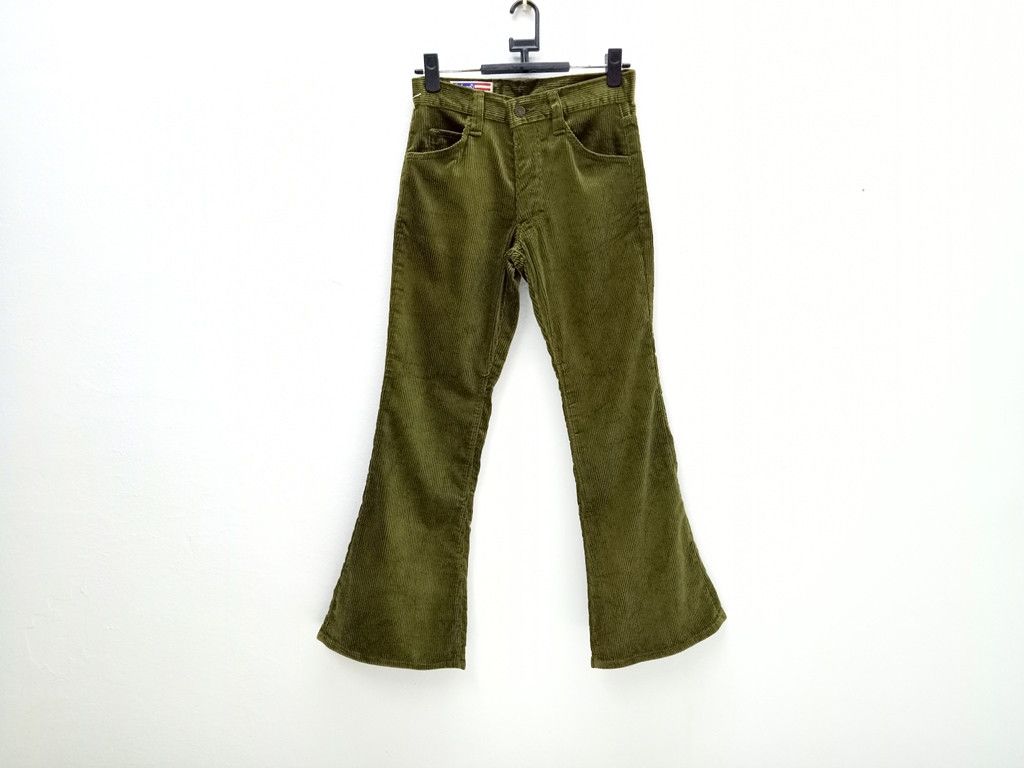 Vintage 🔥🔥🔥Vintage (NWT) Bobson Corduroy Flared Jeans pants Size US 26 / EU 42 - 2 Thumbnail