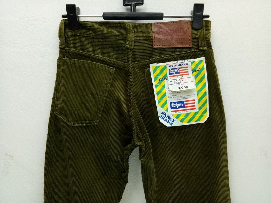 Vintage 🔥🔥🔥Vintage (NWT) Bobson Corduroy Flared Jeans pants Size US 26 / EU 42 - 3 Thumbnail