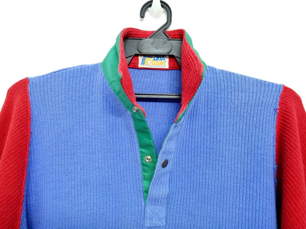 Japanese Brand 🔥🔥🔥LUPO DI MARE SINA COVA Knitwear Colorful Rare Design Size US L / EU 52-54 / 3 - 9 Thumbnail