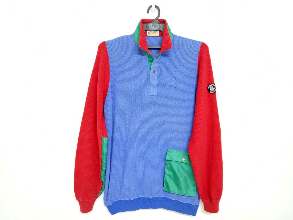 Japanese Brand 🔥🔥🔥LUPO DI MARE SINA COVA Knitwear Colorful Rare Design Size US L / EU 52-54 / 3 - 7 Thumbnail