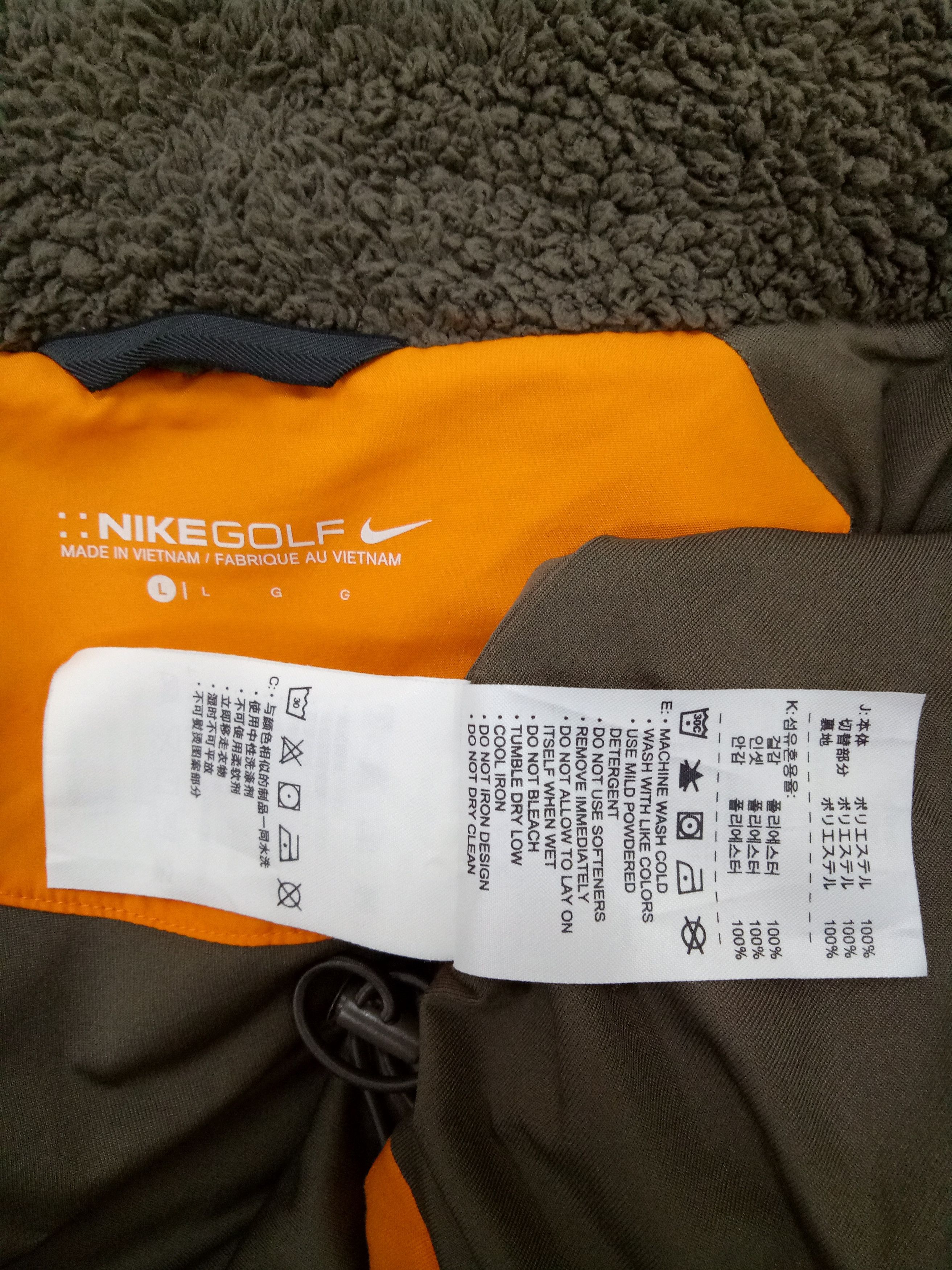 Nike 🔥🔥🔥Nike Sherpa Retro - X Fleece Zip Up Army Jacket Size US L / EU 52-54 / 3 - 7 Thumbnail