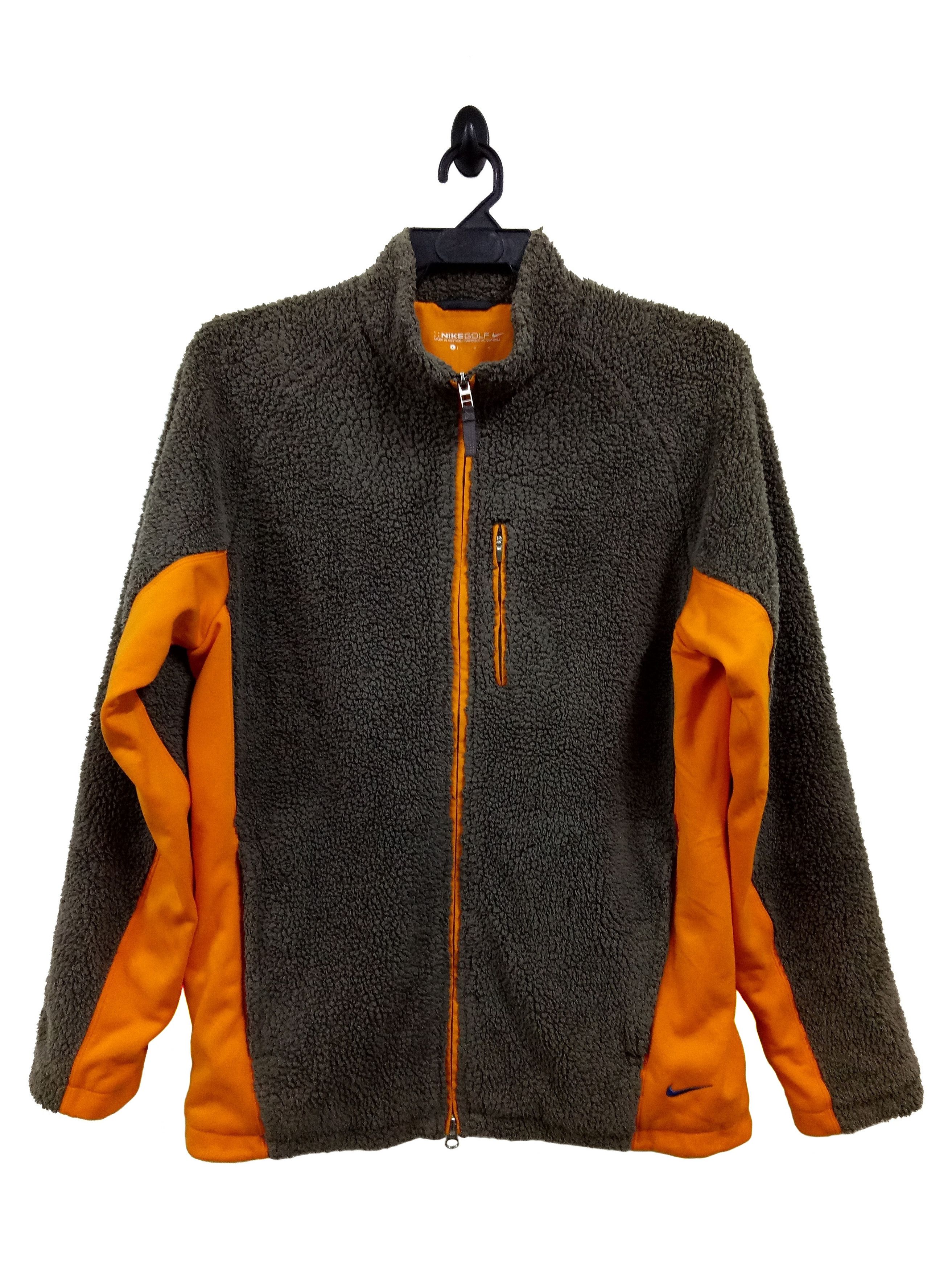 Nike 🔥🔥🔥Nike Sherpa Retro - X Fleece Zip Up Army Jacket Size US L / EU 52-54 / 3 - 1 Thumbnail