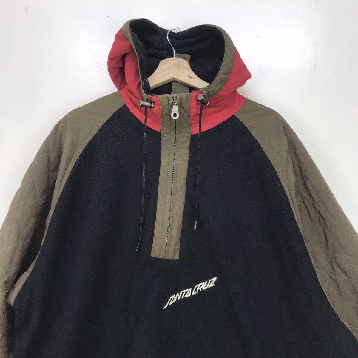 Santa Cruz Skateboards Vintage Santa Cruz Snowboards Oversize Fleece Hoodie Size US XL / EU 56 / 4 - 5 Thumbnail