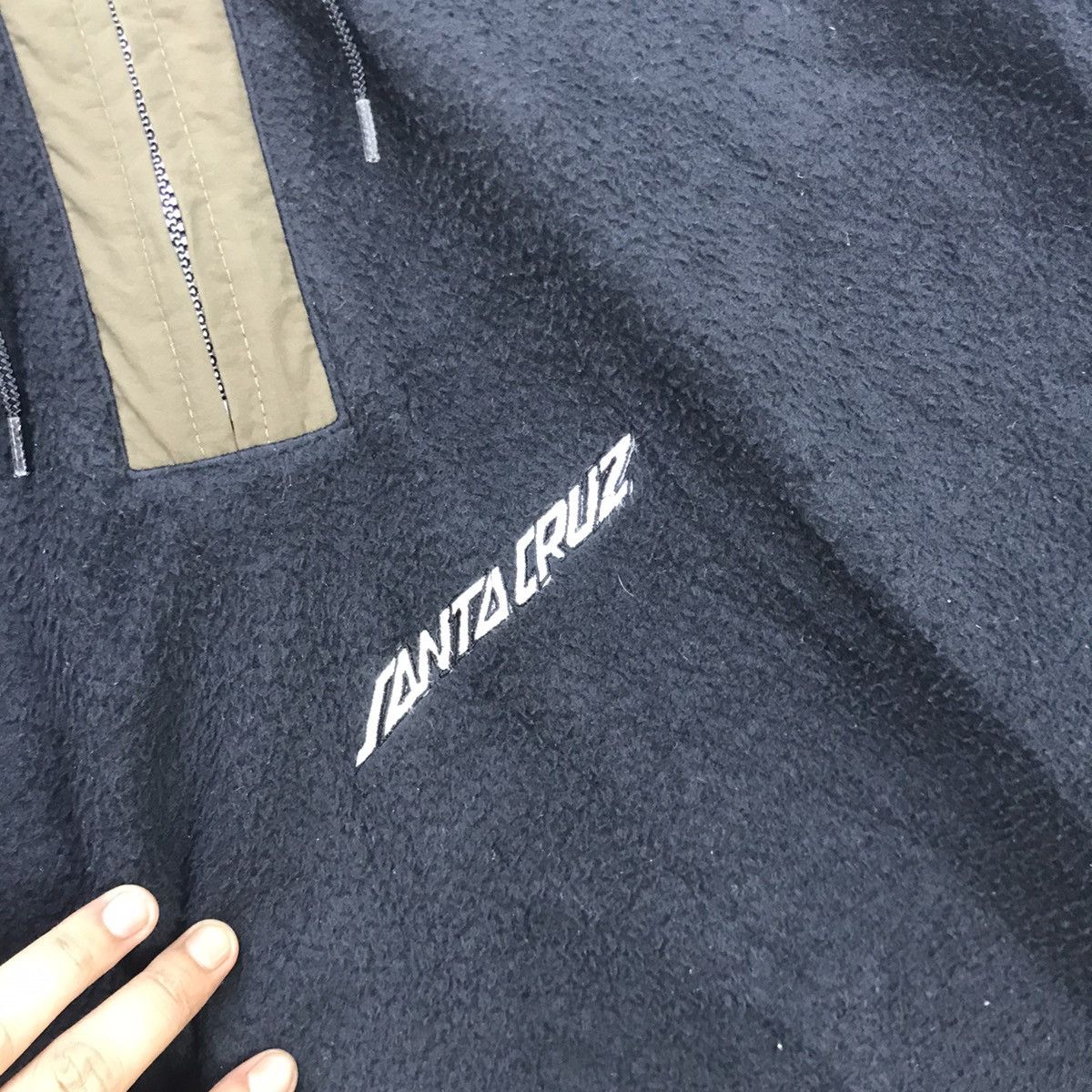 Santa Cruz Skateboards Vintage Santa Cruz Snowboards Oversize Fleece Hoodie Size US XL / EU 56 / 4 - 7 Thumbnail