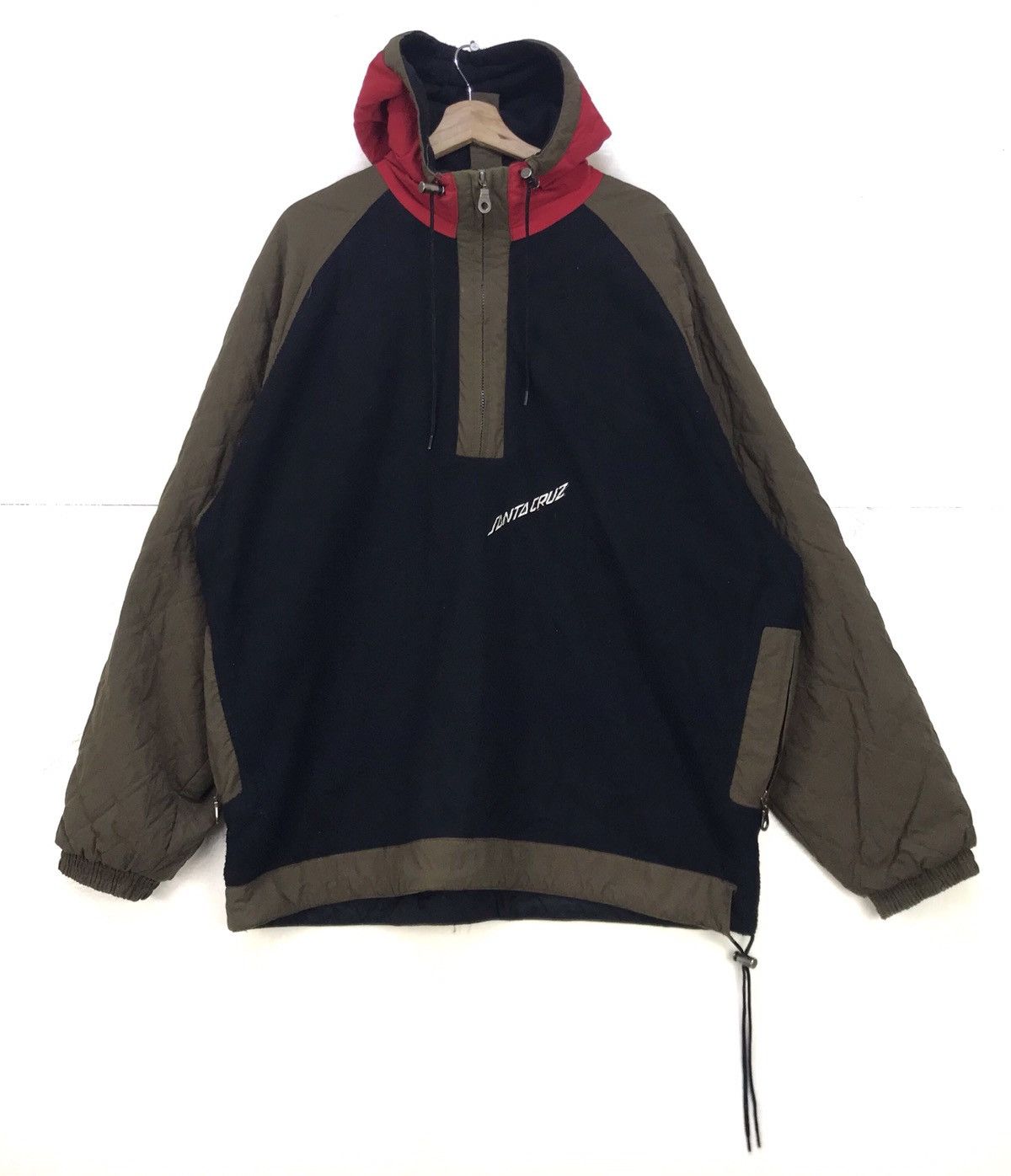 Santa Cruz Skateboards Vintage Santa Cruz Snowboards Oversize Fleece Hoodie Size US XL / EU 56 / 4 - 1 Thumbnail