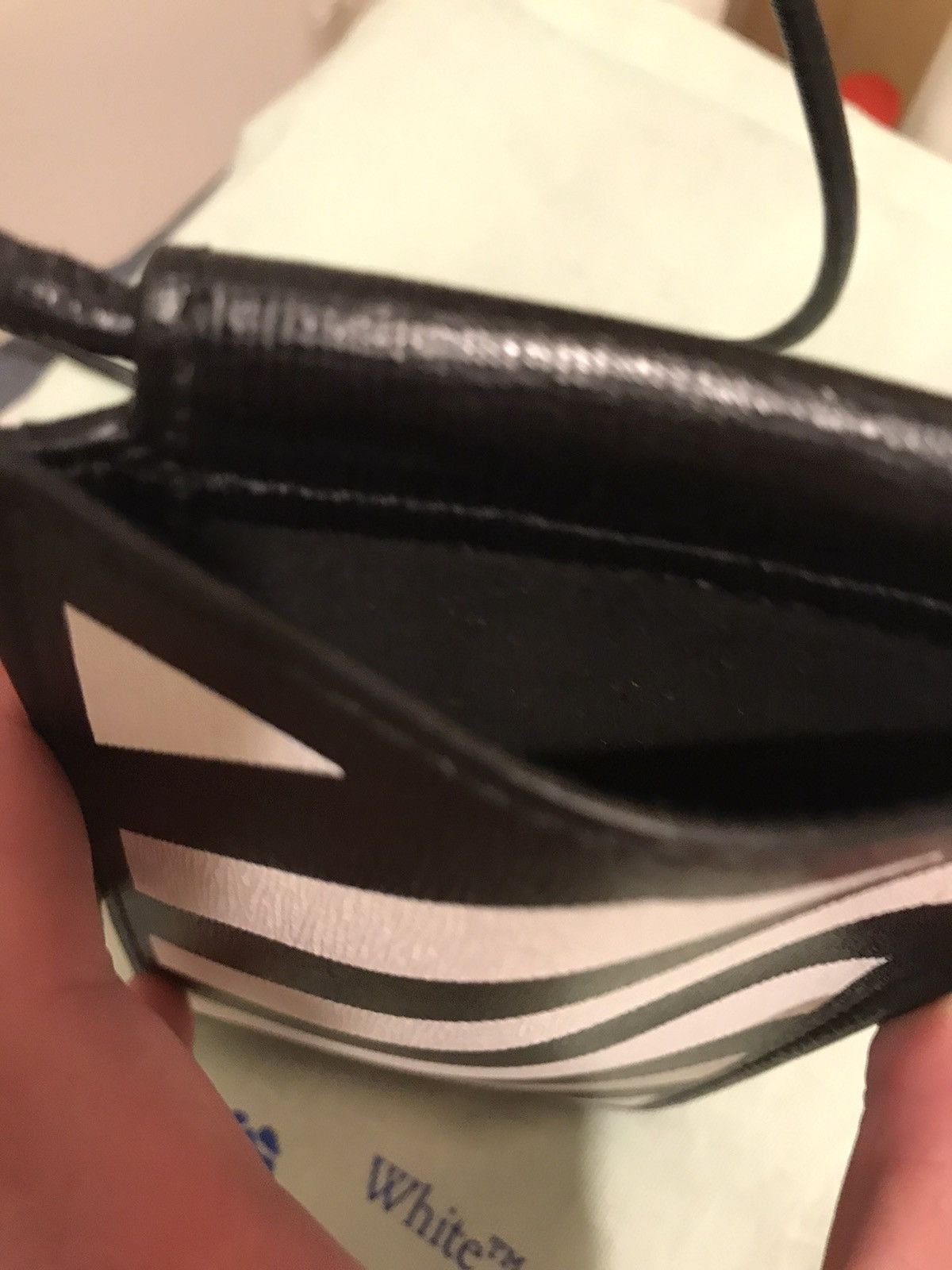 Off-White Off-White c/o Virgil Abloh Neck Diag Saffiano Pouch Bag Size ONE SIZE - 7 Thumbnail