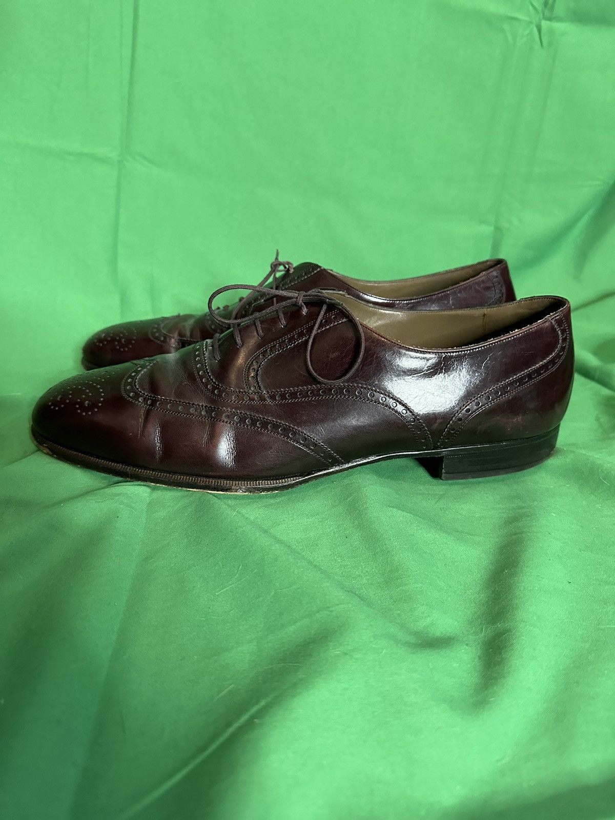 Bally Swiss brown/red leather Princeton brogues Size US 11 / EU 44 - 5 Thumbnail