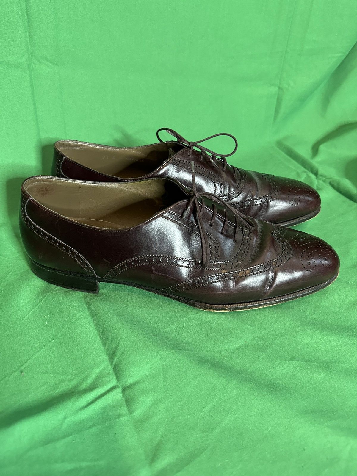 Bally Swiss brown/red leather Princeton brogues Size US 11 / EU 44 - 1 Thumbnail
