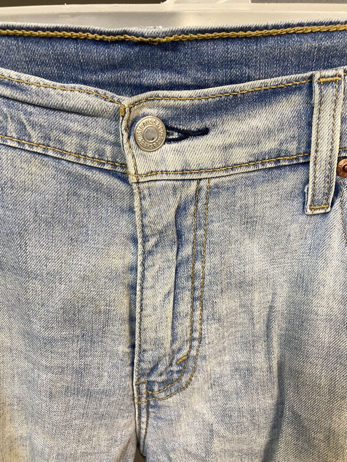 Levi's × Levi's Made & Crafted × Levi's Vintage Clothing Levis 569 Blue Denim Jean Size US 33 - 4 Thumbnail