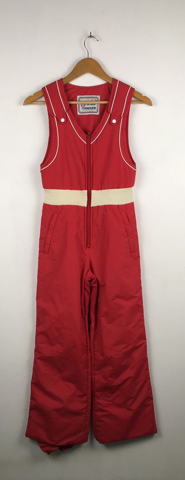 image of Asics x Moncler Vintage Moncler Ski Suit Coverall Jumpsuit in Green, Men's (Size 27)