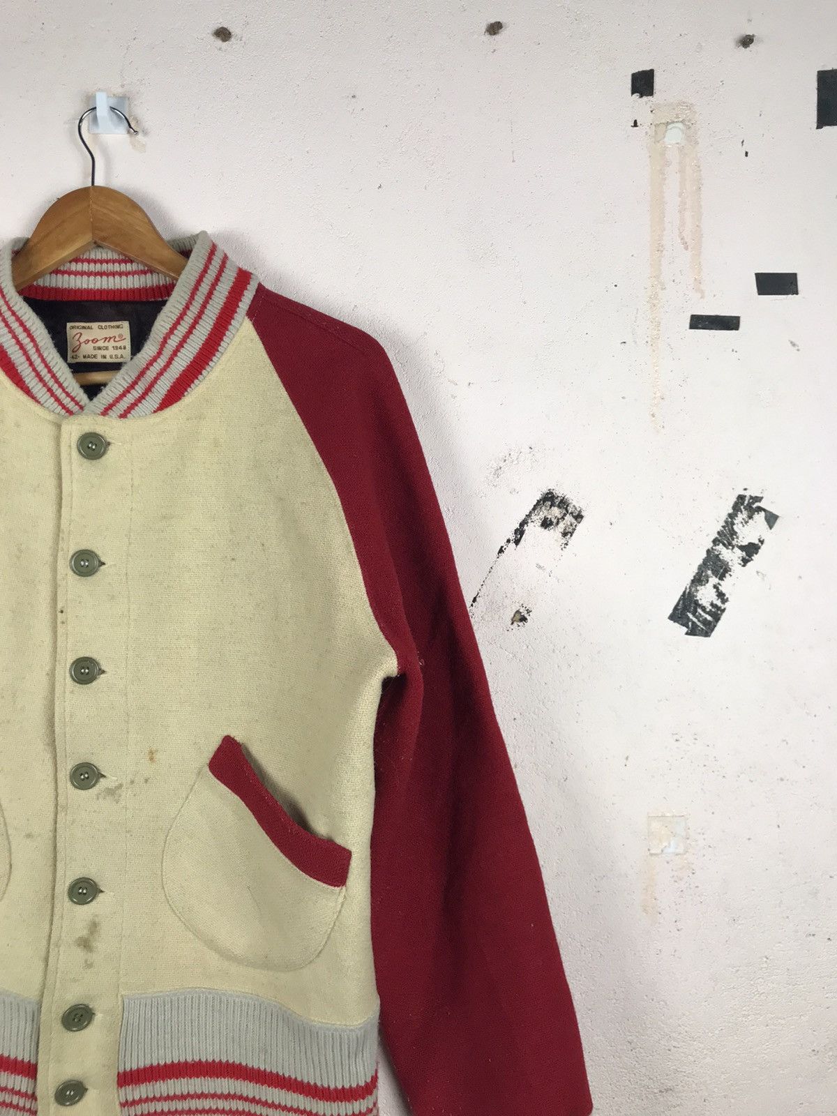 Vintage Diamond Bar 1948 varsity full button jacket Size US M / EU 48-50 / 2 - 5 Thumbnail