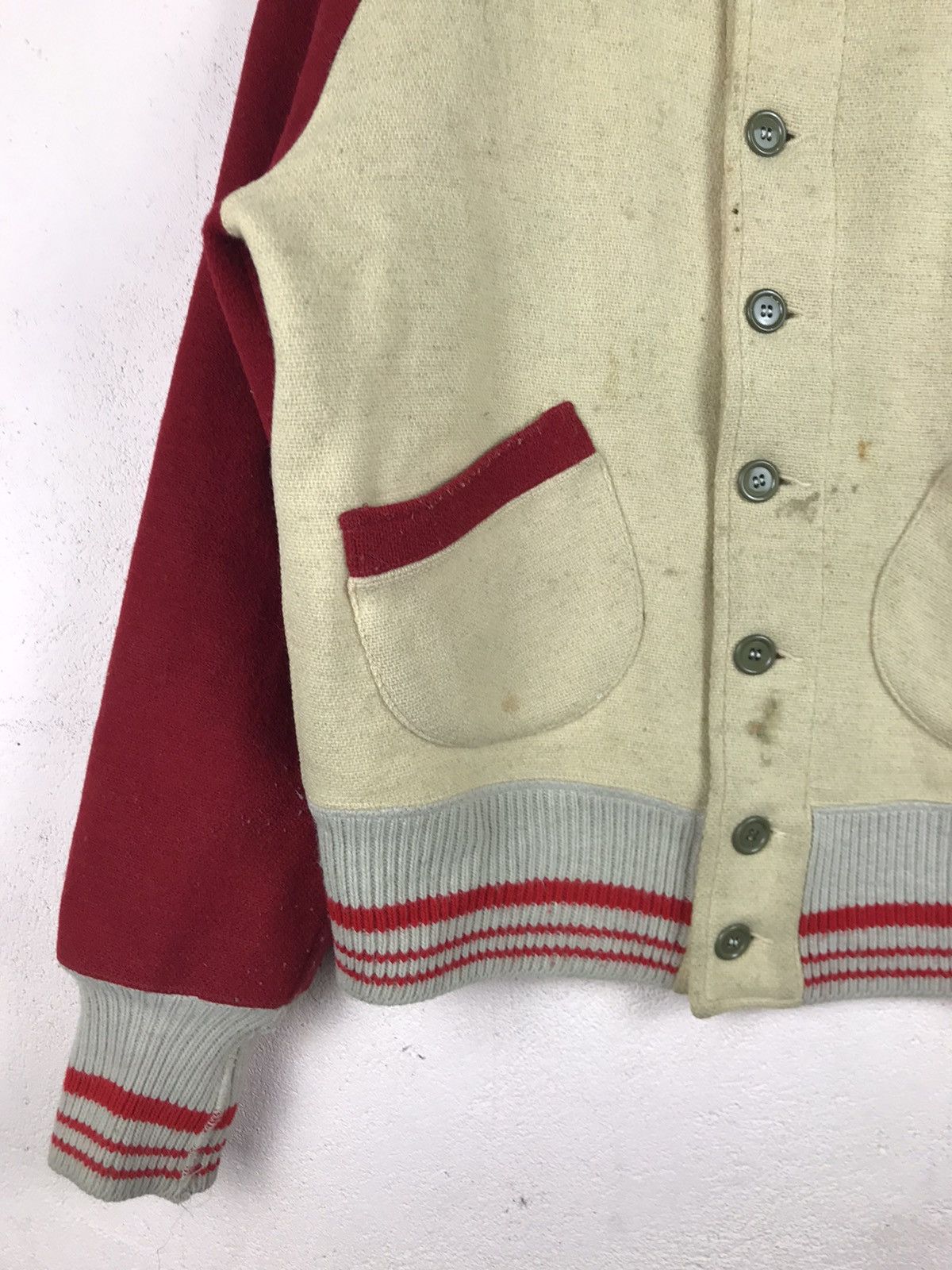 Vintage Diamond Bar 1948 varsity full button jacket Size US M / EU 48-50 / 2 - 7 Thumbnail