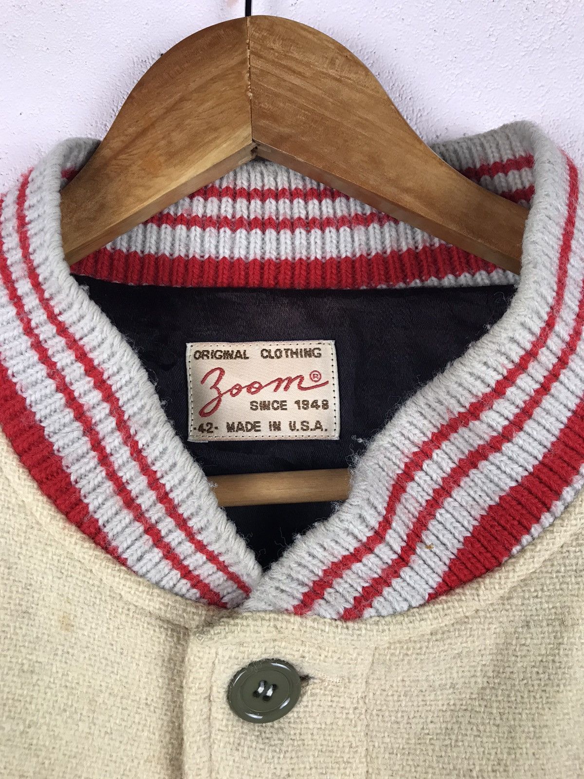 Vintage Diamond Bar 1948 varsity full button jacket Size US M / EU 48-50 / 2 - 3 Thumbnail