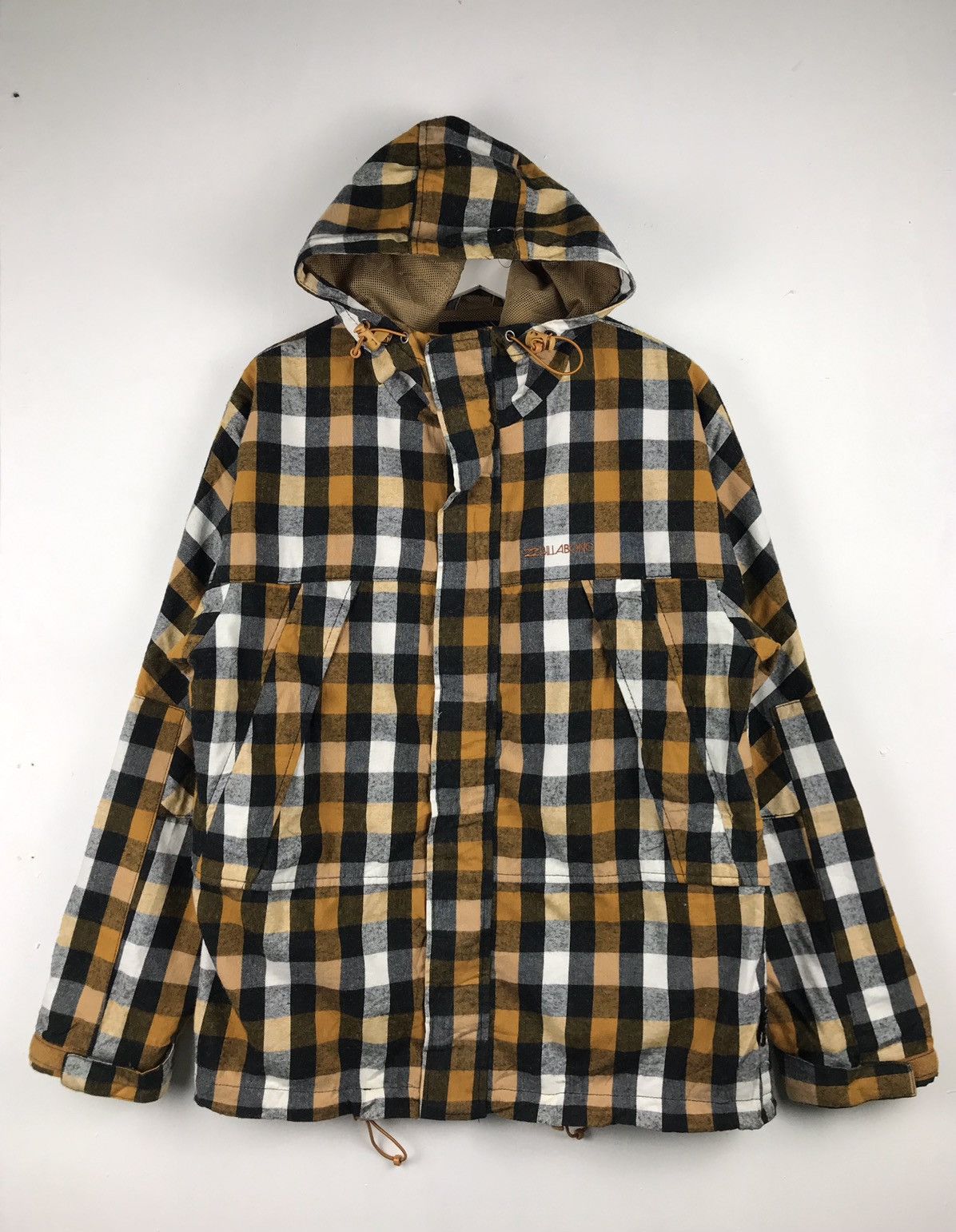Vintage Billabong Checkered design Jacket full zipper